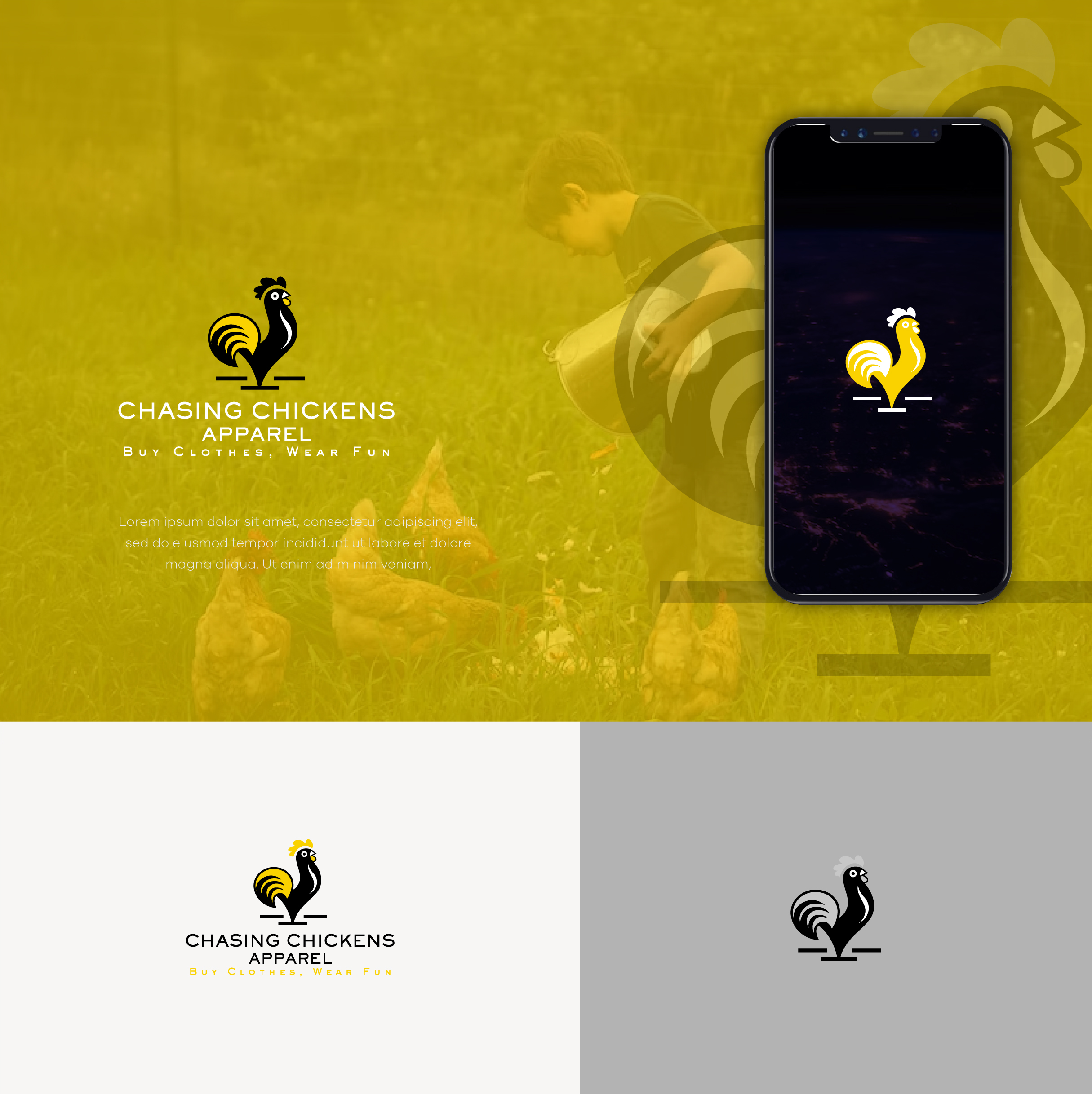 Diseño de Logo por HWdesigns para Chasing Chickens | Diseño #30012043