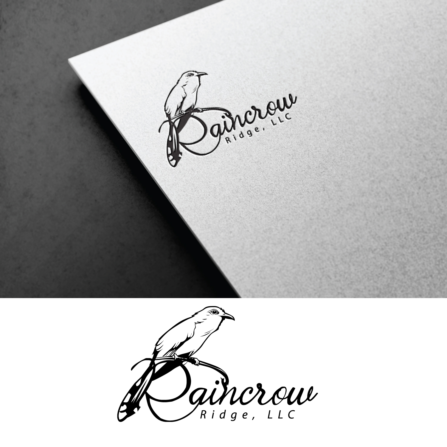 Logo-Design von GODDREAMCREATION für Raincrow Ridge, LLC | Design #30036544