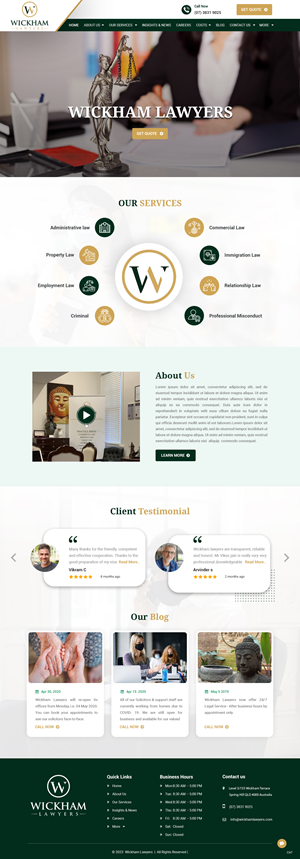 Web Design by pb for this project | Design: #30021419
