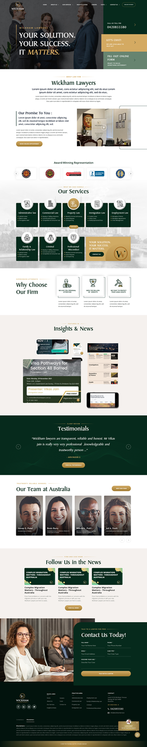 Web Design by SAC-D for this project | Design: #30020413