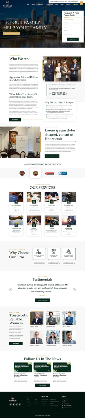 Web Design by SAC-D for this project | Design: #30020414
