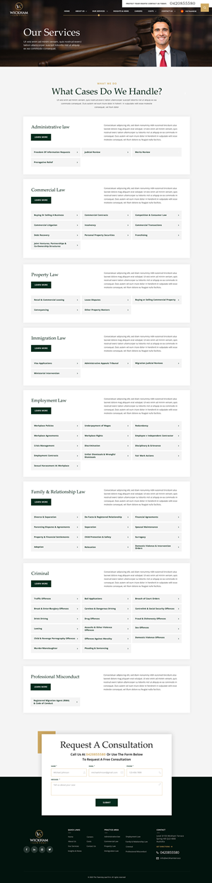 Web Design by SAC-D for this project | Design: #30048836