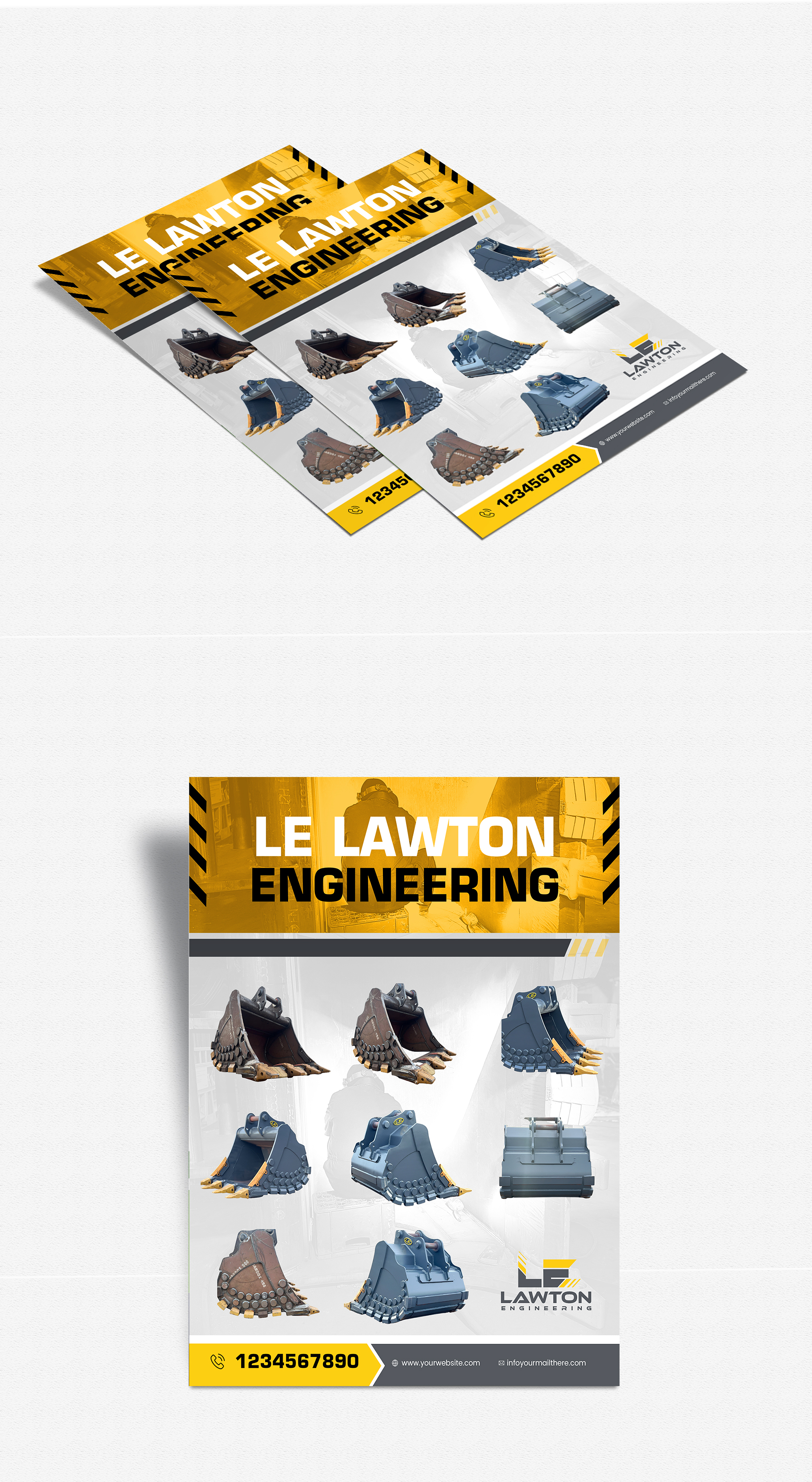 Flyer-Design von Design Motion für Lawton Engineering | Design #30026393