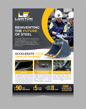 Flyer Design by 3Guys for Lawton Engineering | Design: #30022682