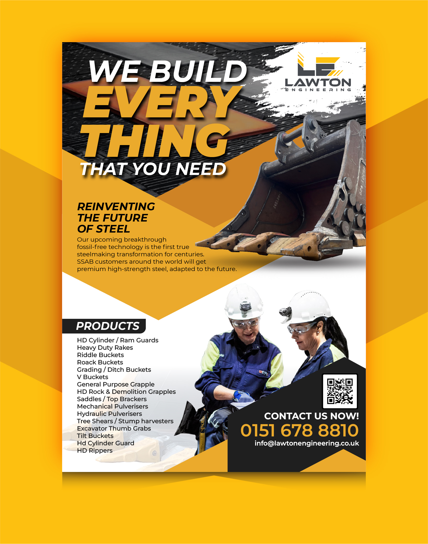 Design de Flyer par 3Guys pour Lawton Engineering | Design #30028638