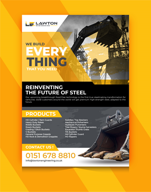 Flyer Design by 3Guys for Lawton Engineering | Design: #30028639