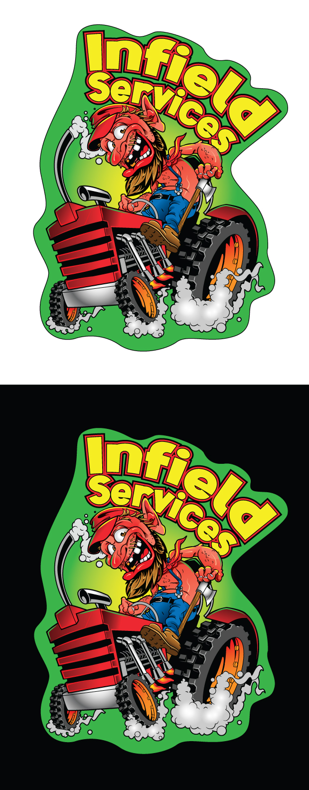 Sticker Design by ally designs for Infield services  | Design #30287520