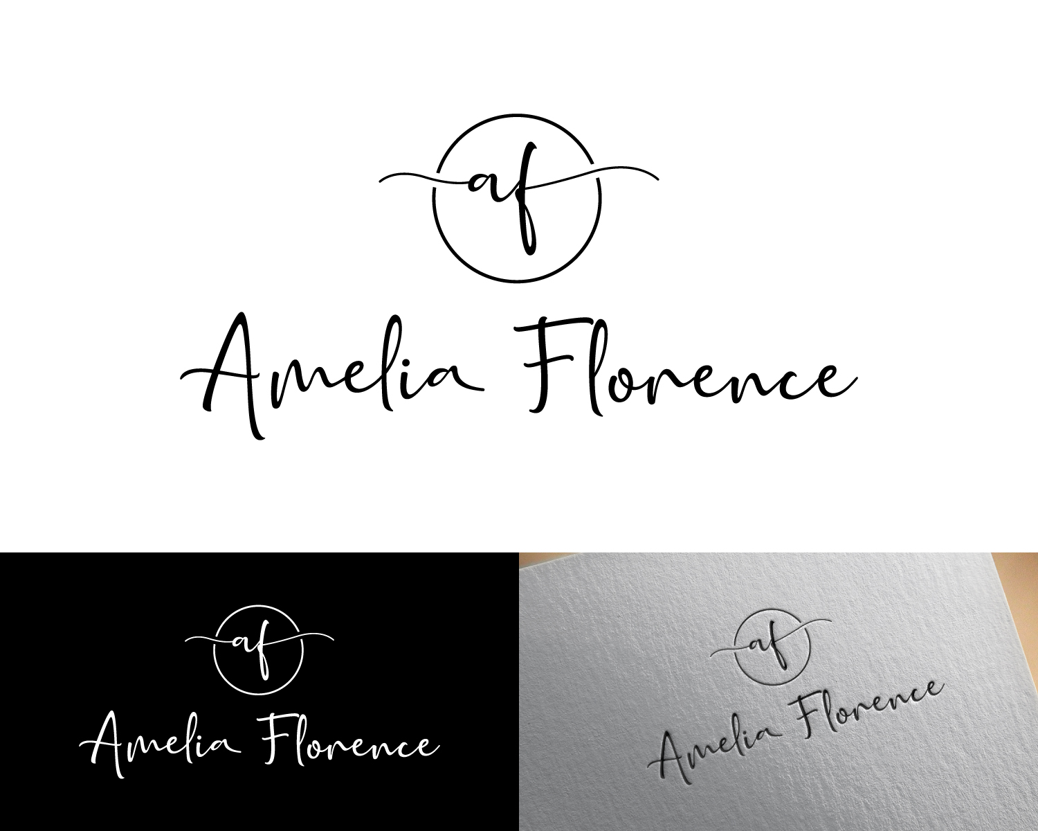 Logo Design by Box Graphic for AmeliaFlorence | Design #30019383