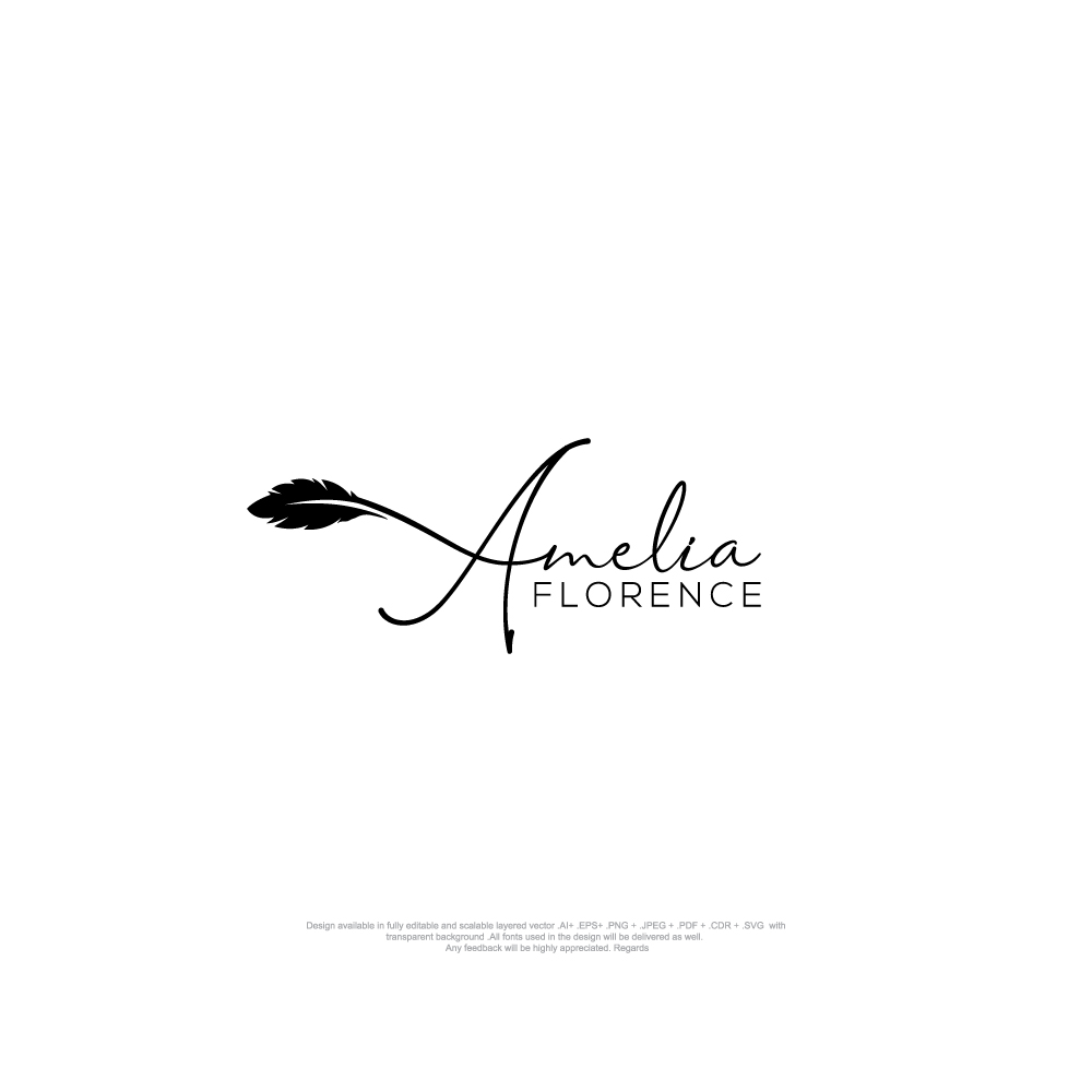 Logo Design by sthirteen for AmeliaFlorence | Design #30021686