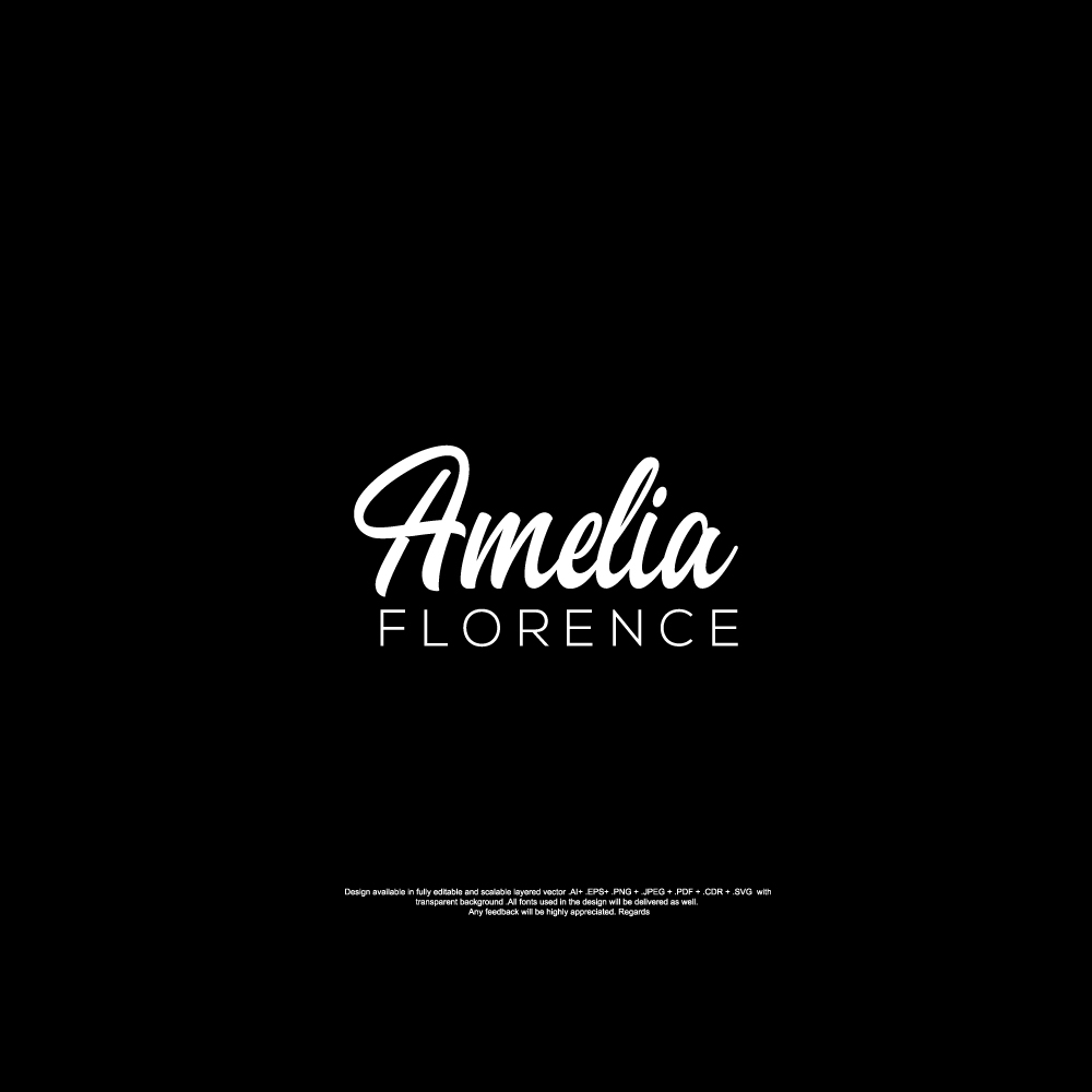 Diseño de Logo por sthirteen para AmeliaFlorence | Diseño #30025210