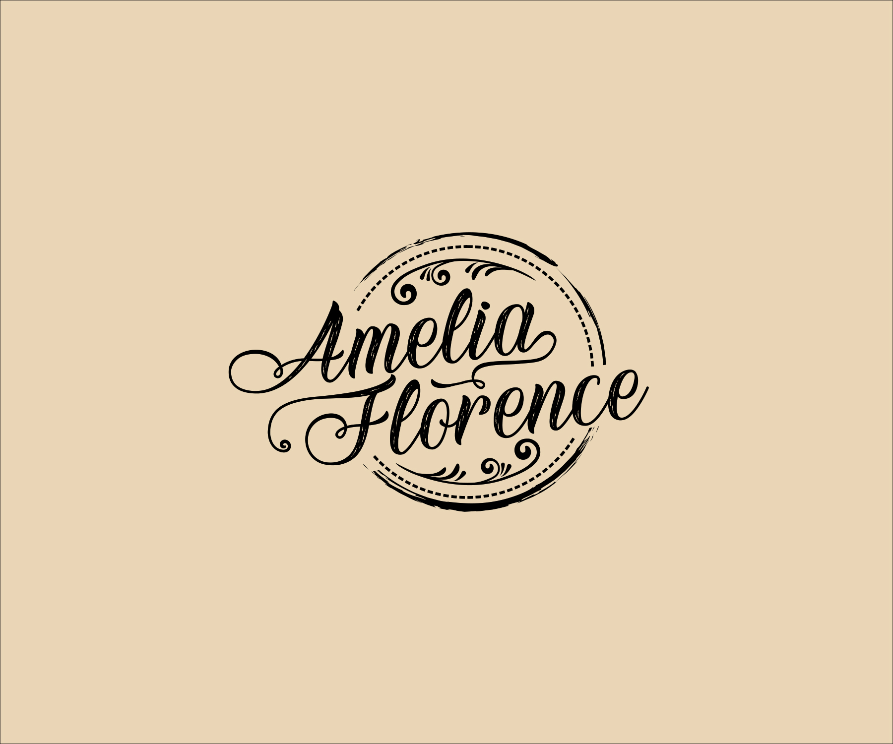 Logo Design by Vishak vasu for AmeliaFlorence | Design #30025805