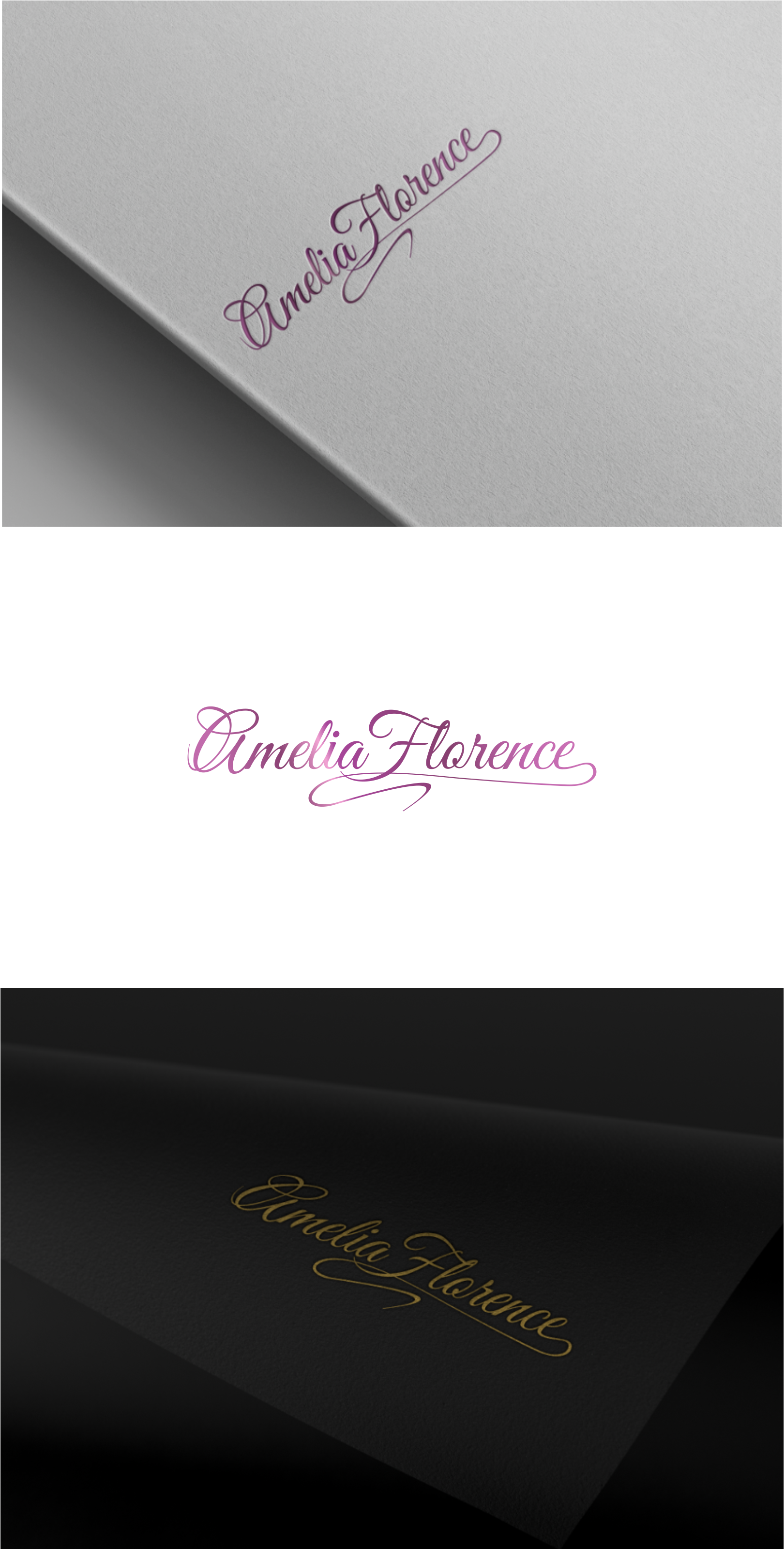 Logo Design by *mary for AmeliaFlorence | Design #30024511