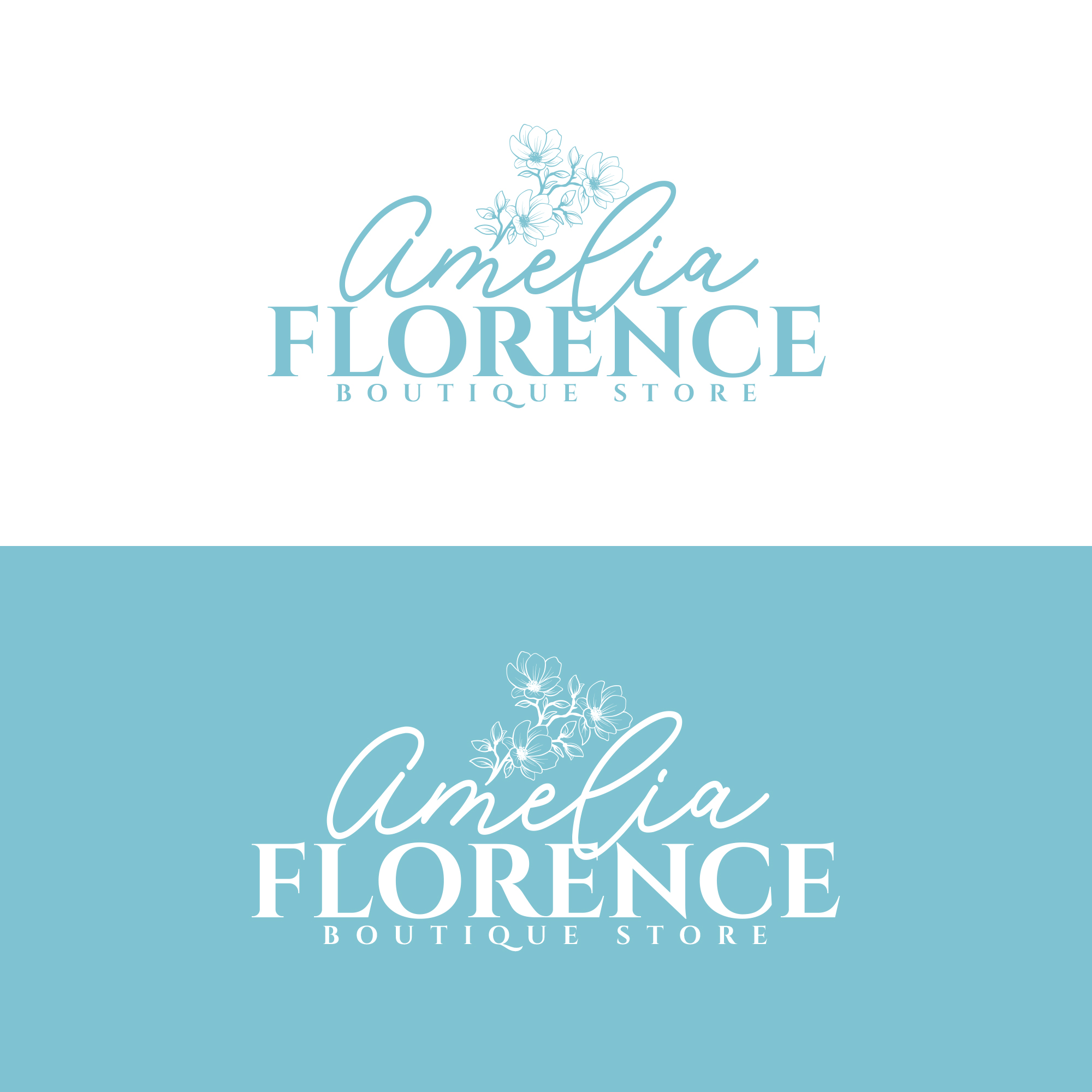 Logo Design by CreativeGwen™ for AmeliaFlorence | Design #30022995