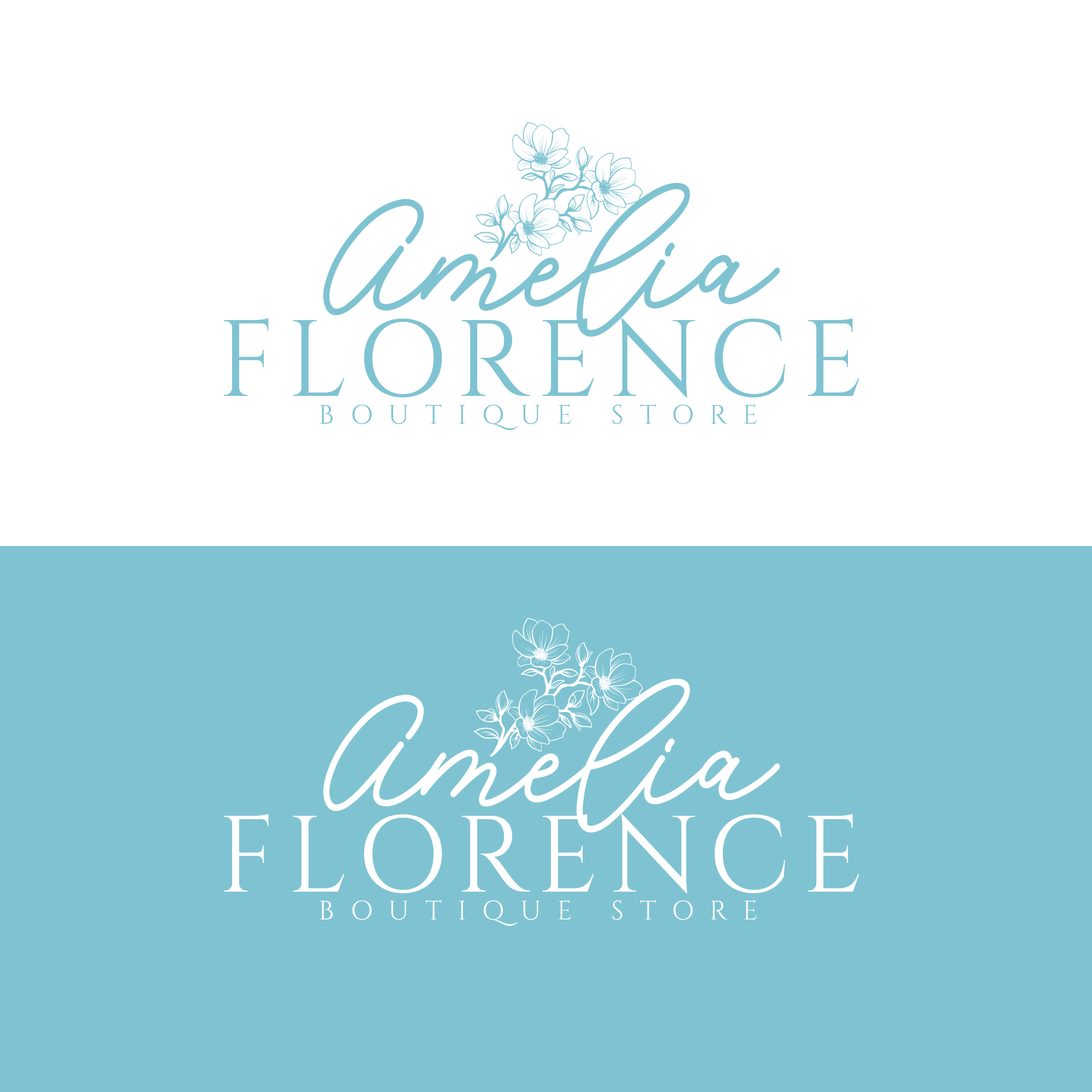Logo Design by CreativeGwen™ for AmeliaFlorence | Design #30023248