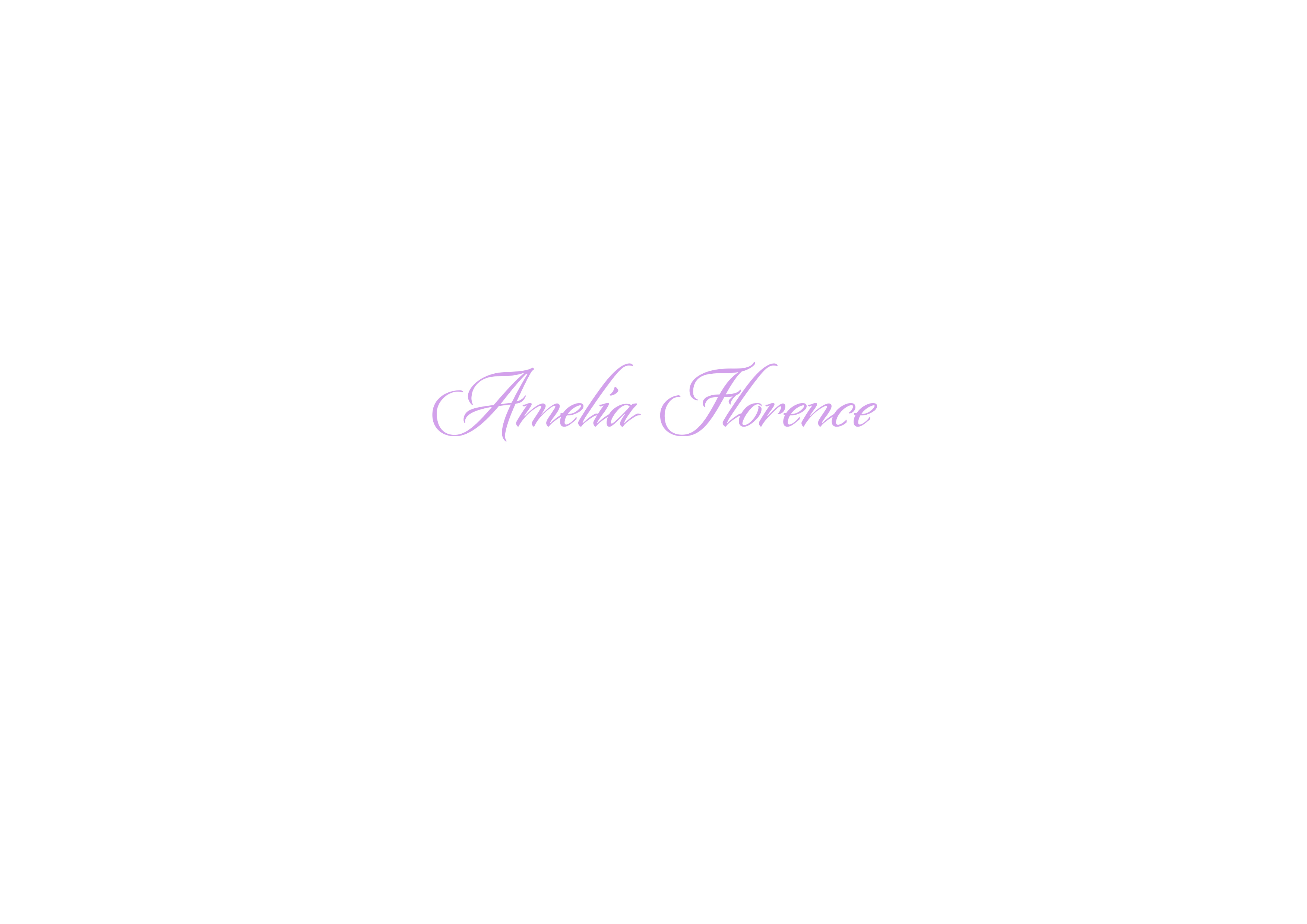 Logo Design by Black Machine Grafx for AmeliaFlorence | Design #30017592