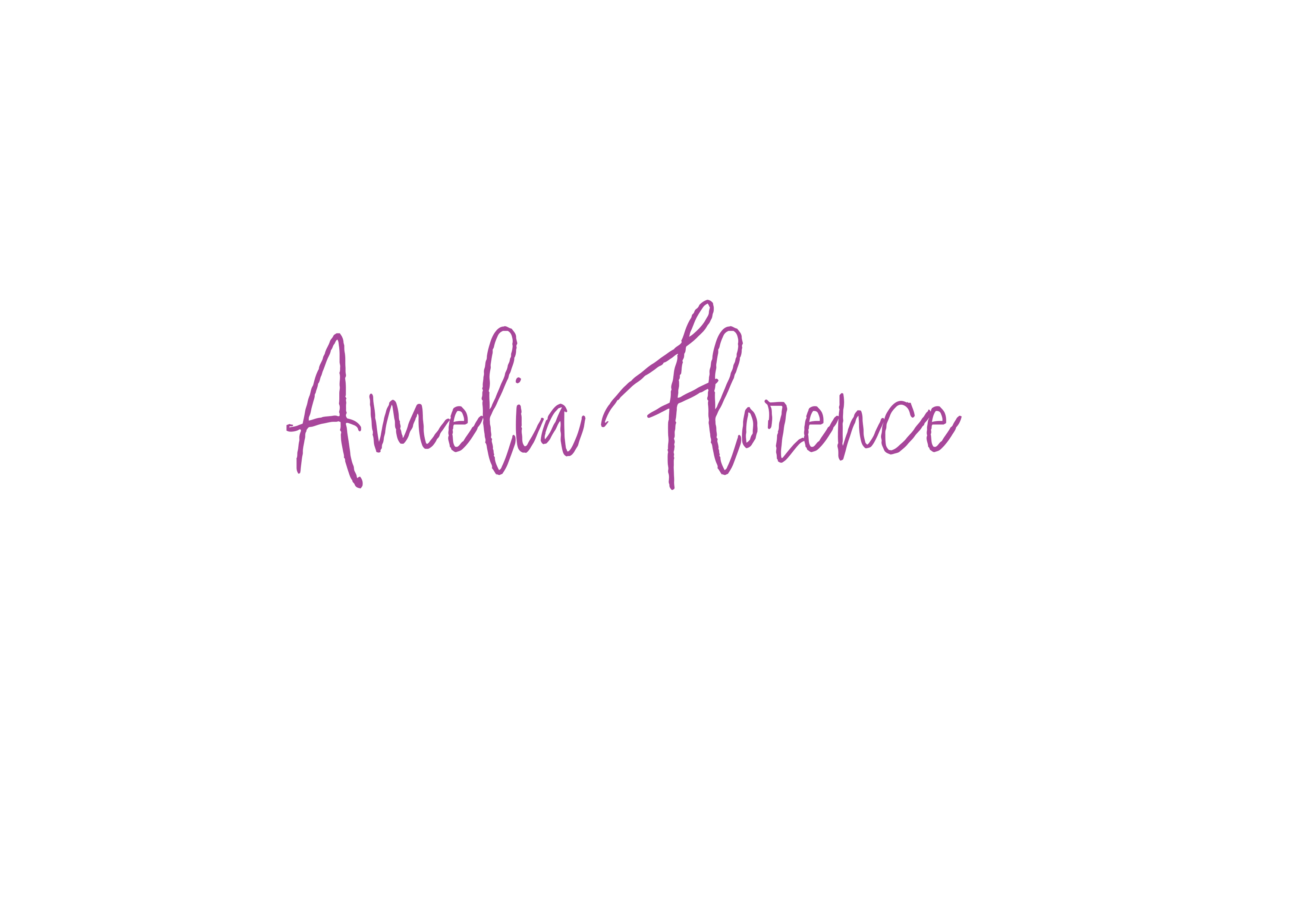 Logo Design by Black Machine Grafx for AmeliaFlorence | Design #30028781