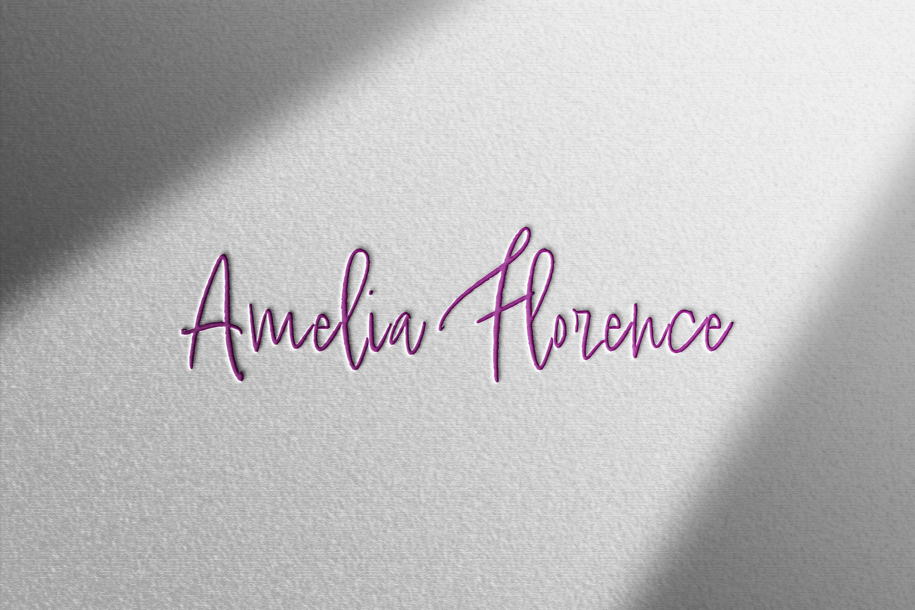 Logo Design by Black Machine Grafx for AmeliaFlorence | Design #30030223