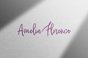 Logo Design by Black Machine Grafx for AmeliaFlorence | Design: #30030223