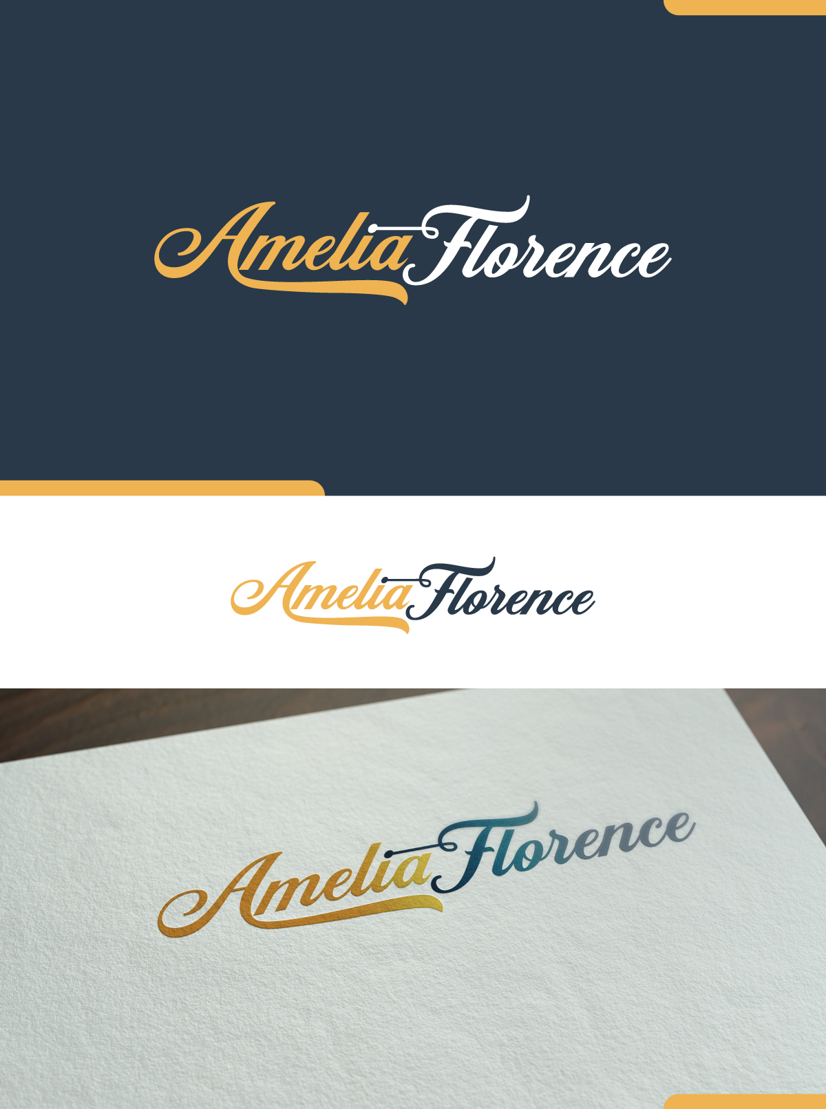 Logo Design by creativepix for AmeliaFlorence | Design #30019842