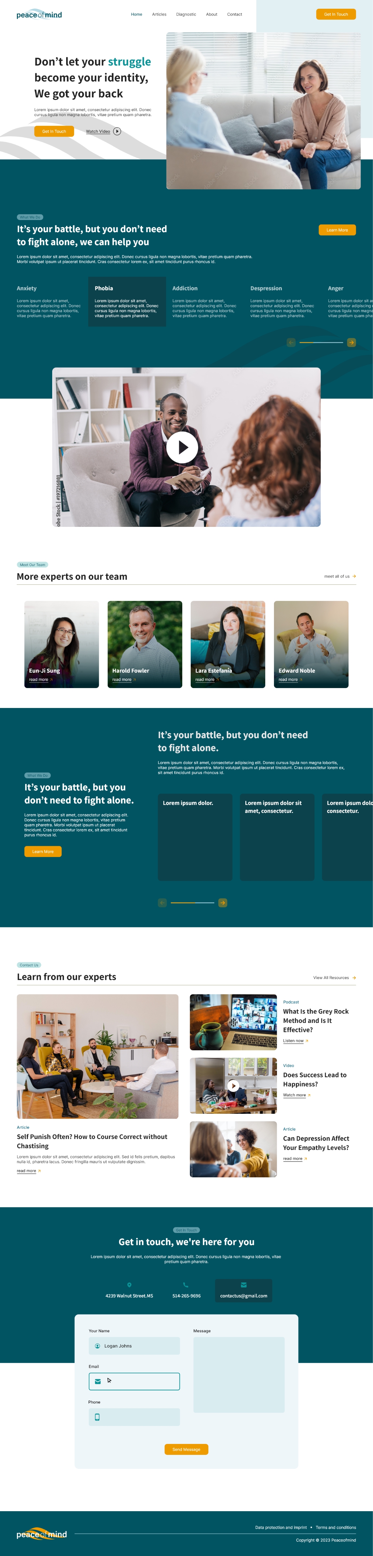 Landing Page Design by amar achouri for this project | Design #30050689