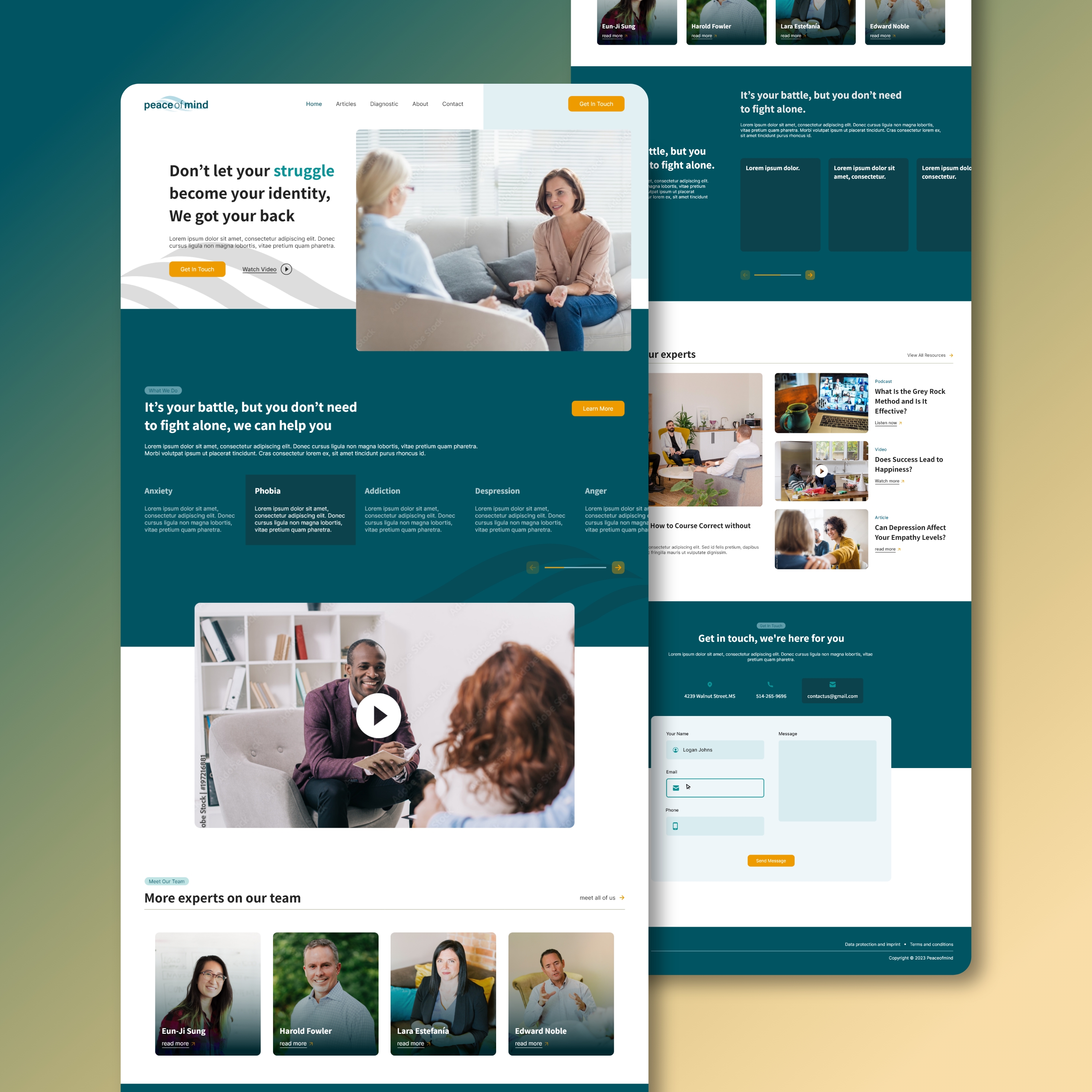 Landing Page Design by amar achouri for this project | Design #30050690