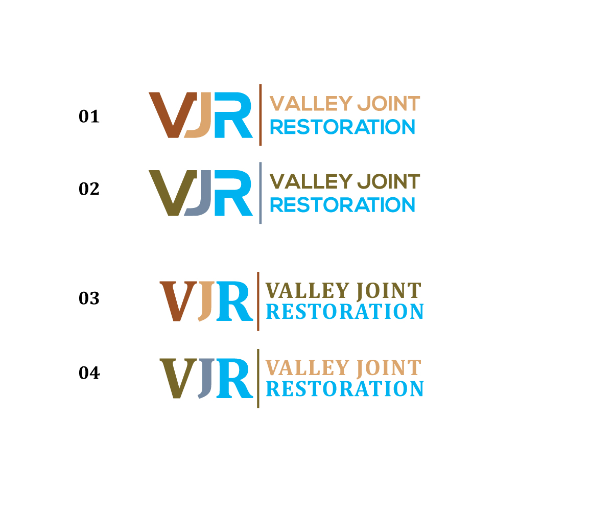 Logo Design by sol design2 for Valley Joint Restoration | Design #30029601