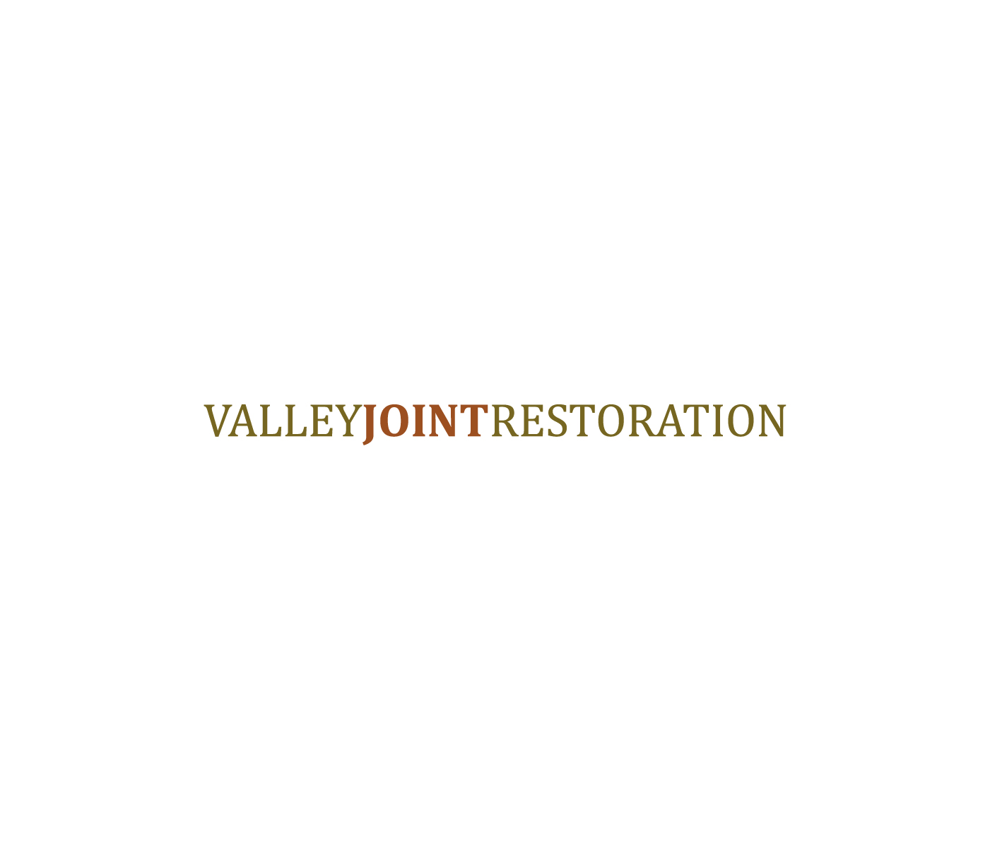 Logo Design by AlphaDezin3 for Valley Joint Restoration | Design #30033795