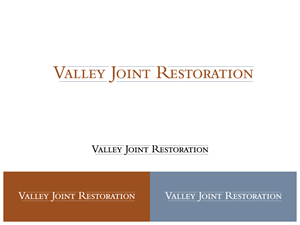 Logo Design by Sacril for Valley Joint Restoration | Design: #30028917