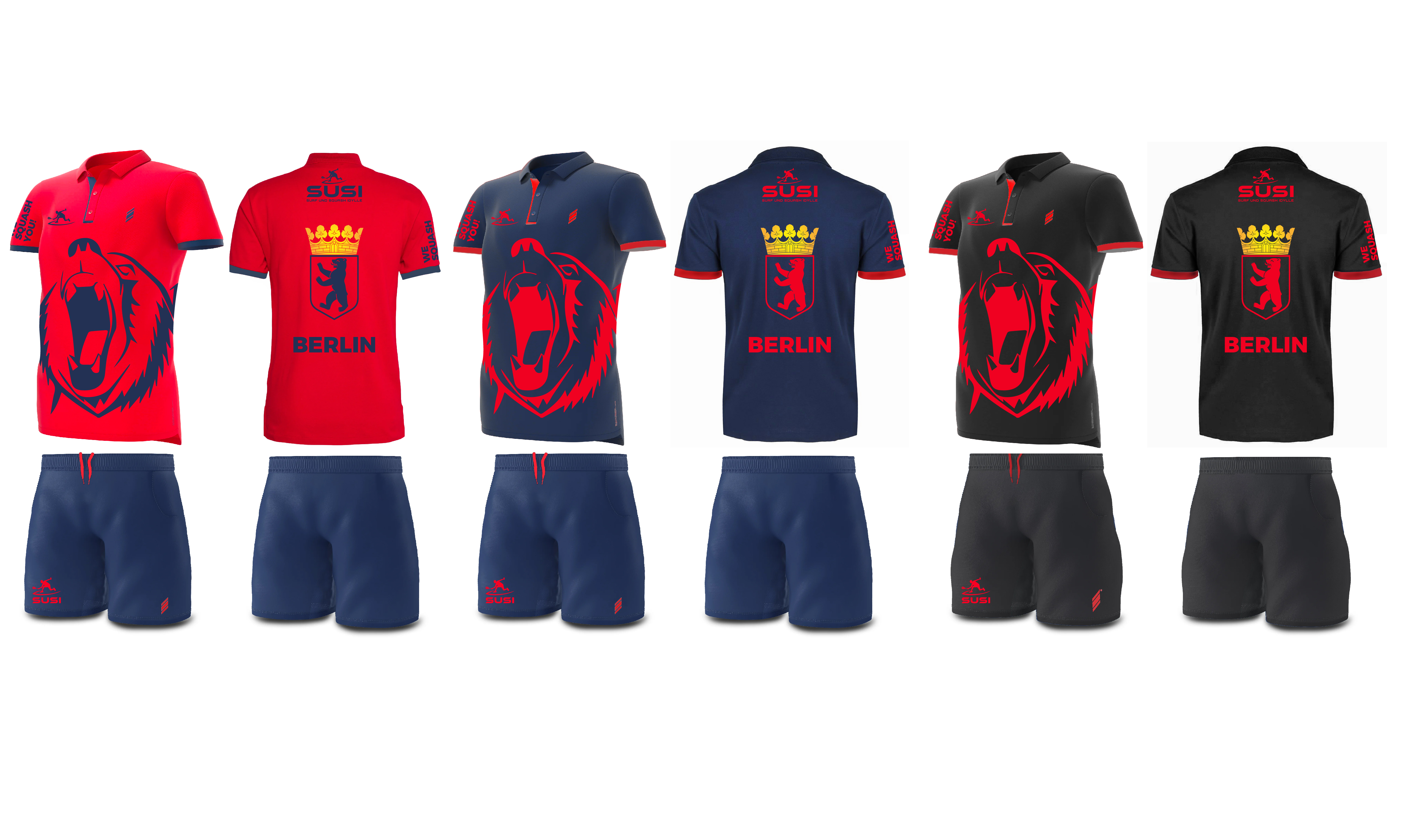 T-shirt Design by Stefano Ceci for Surf und Squash Idylle e.V. | Design #30068942