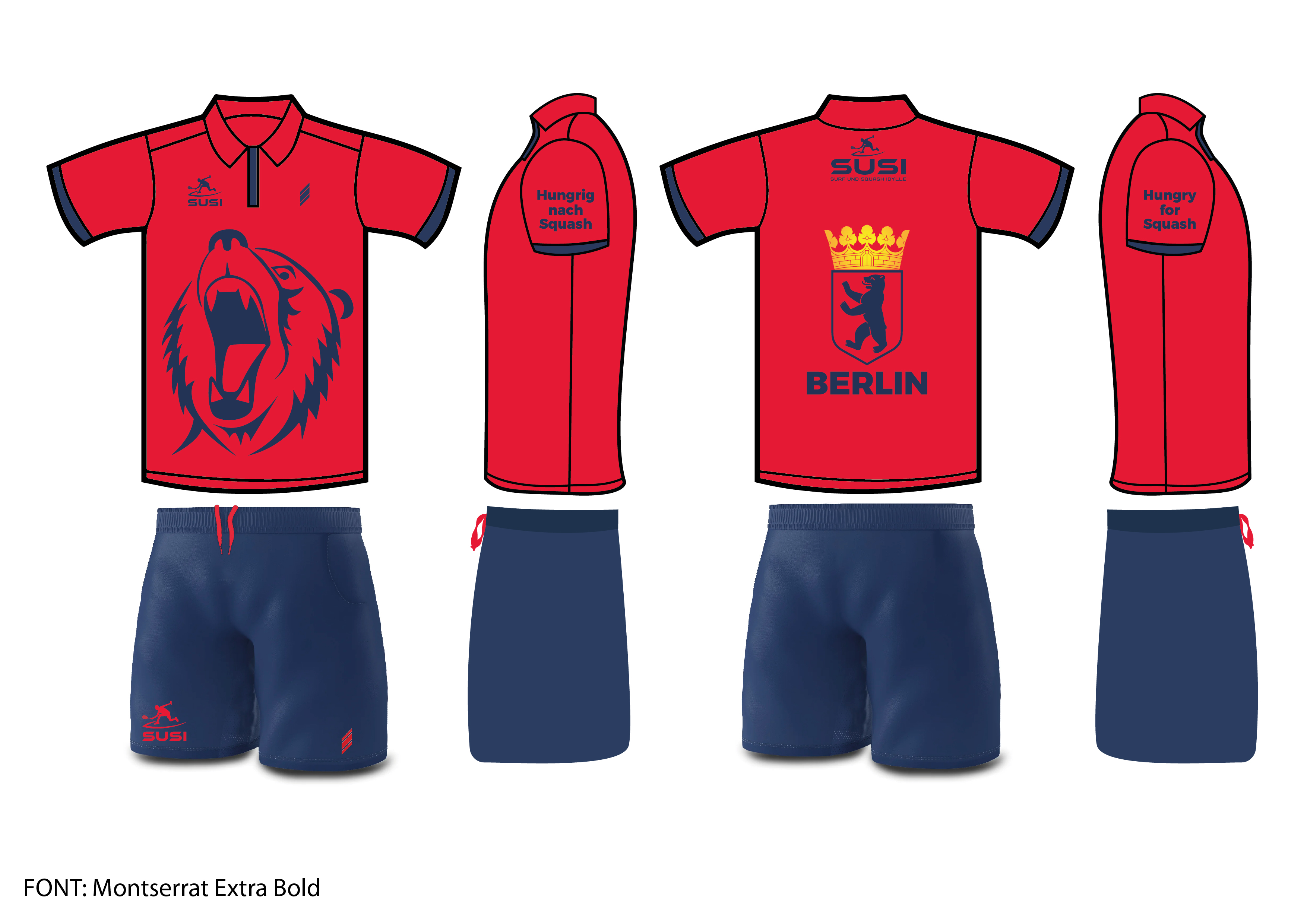 T-shirt Design by Stefano Ceci for Surf und Squash Idylle e.V. | Design: #30142789