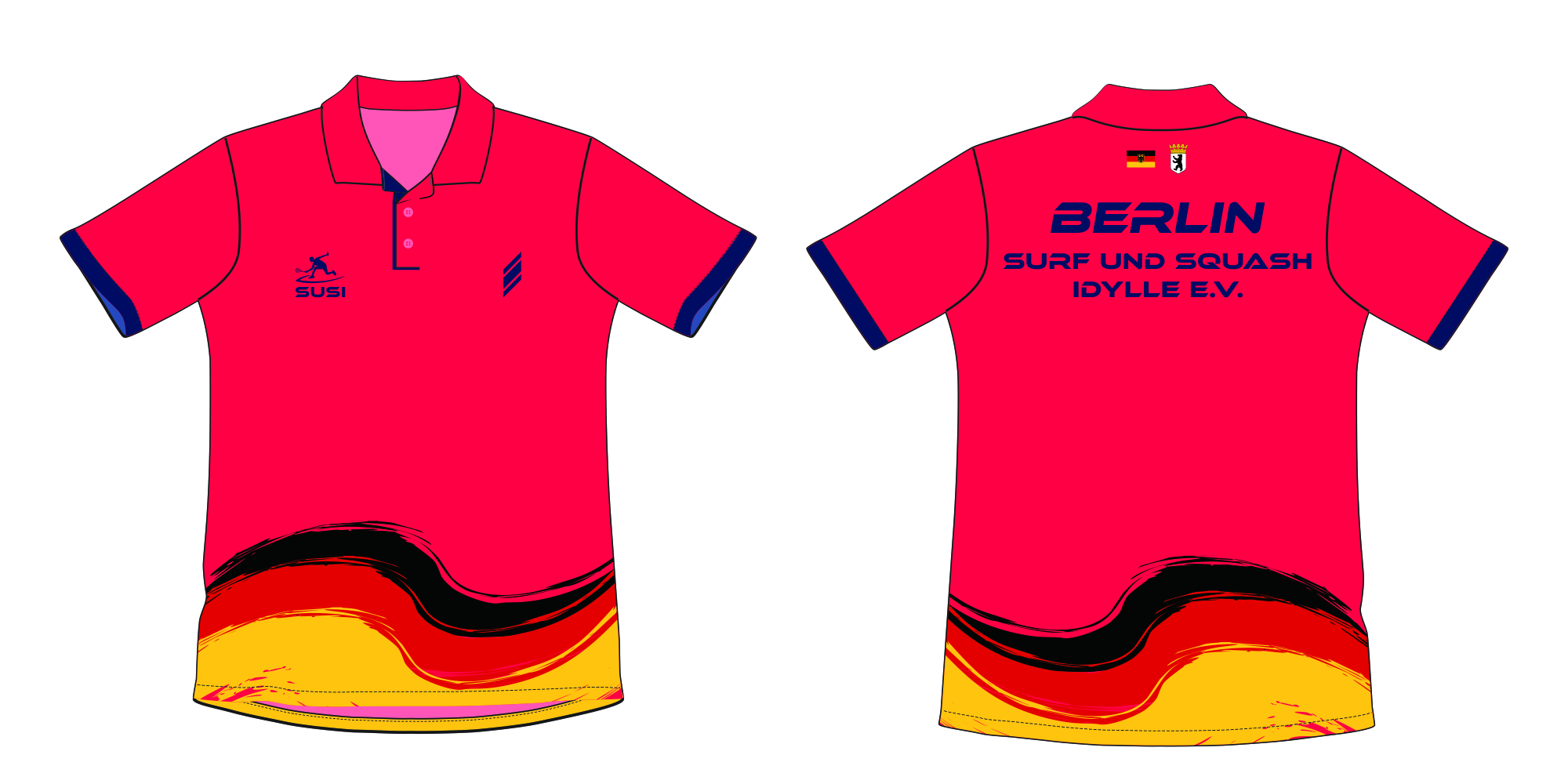 T-shirt Design by purnama for Surf und Squash Idylle e.V. | Design #30032020