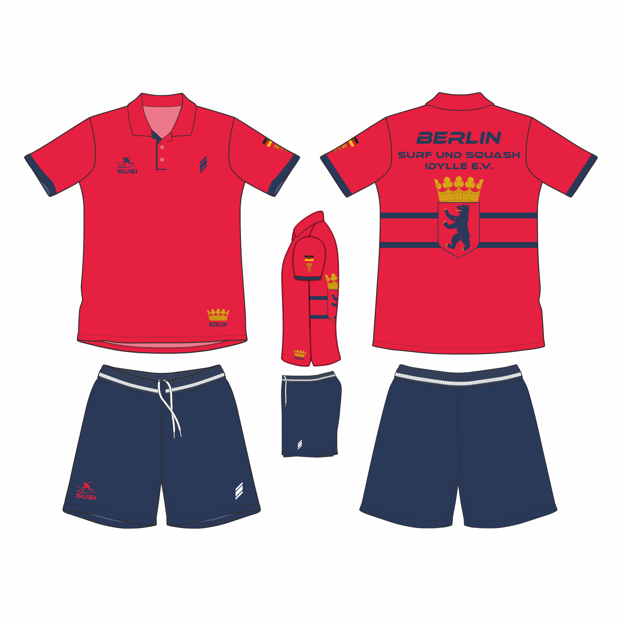 T-shirt Design by purnama for Surf und Squash Idylle e.V. | Design #30054739