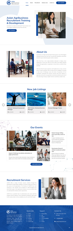 Web Design by pb for this project | Design: #30033012