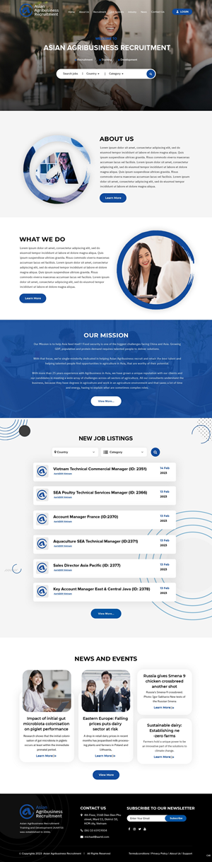 Web Design by pb for this project | Design: #30056614