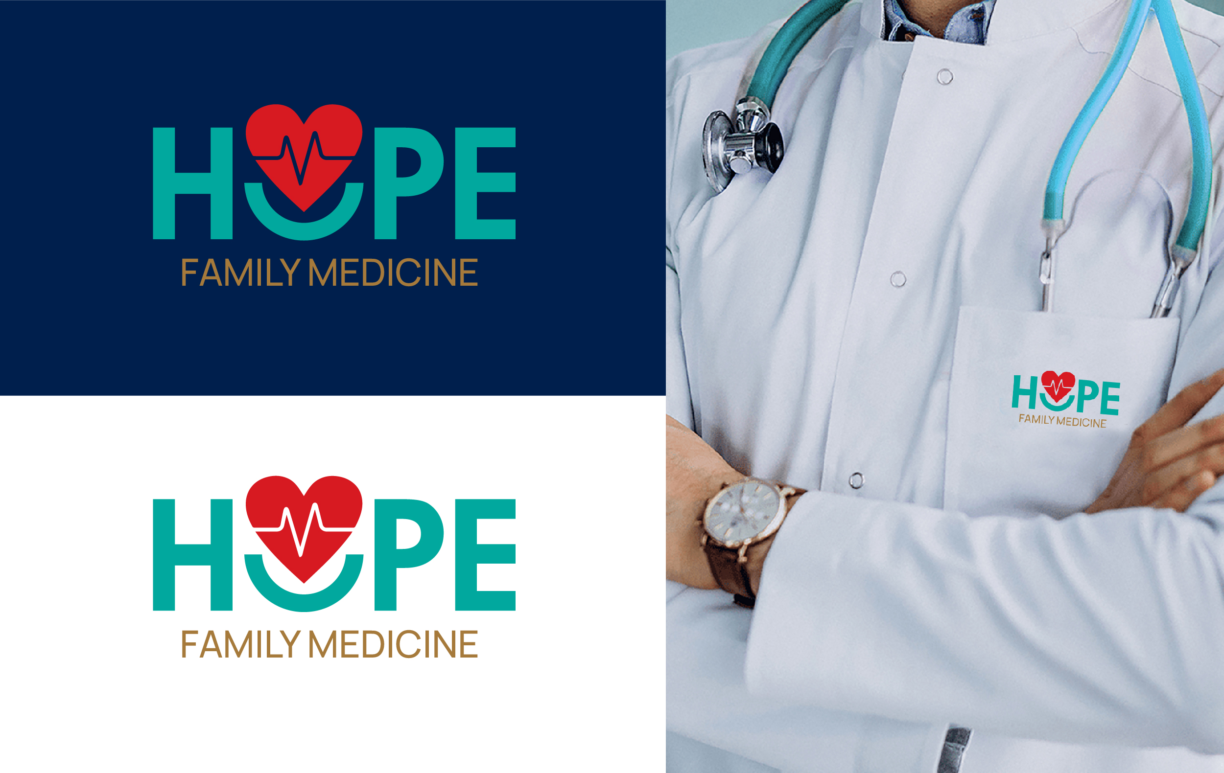 Logo-Design von Seventhlk für Hope Family Medicine | Design #30037801