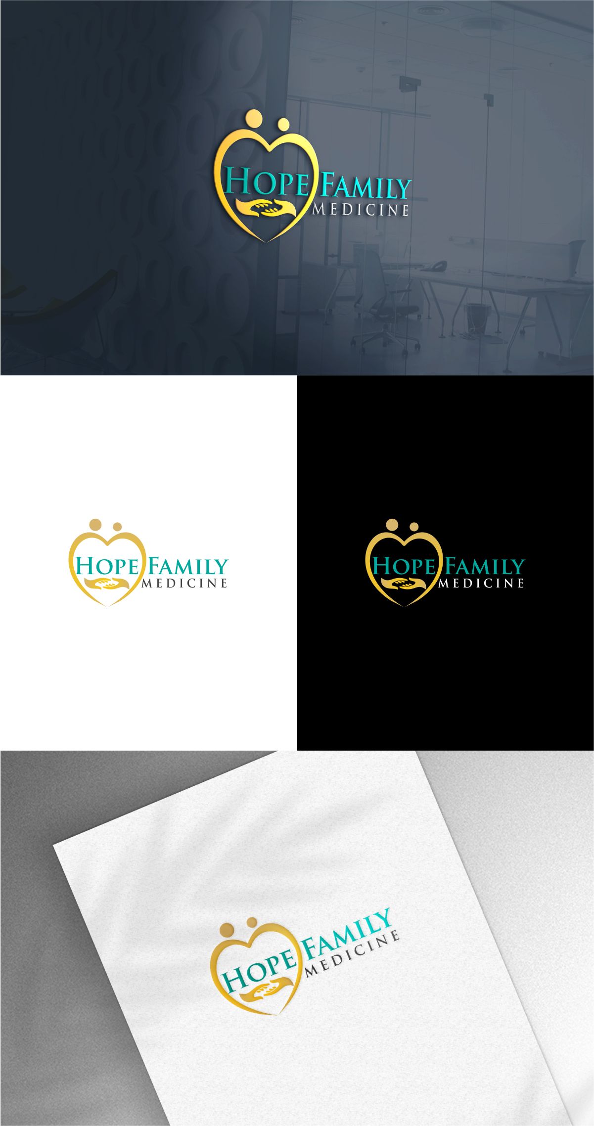 Logo-Design von Dave Paresh für Hope Family Medicine | Design #30043827