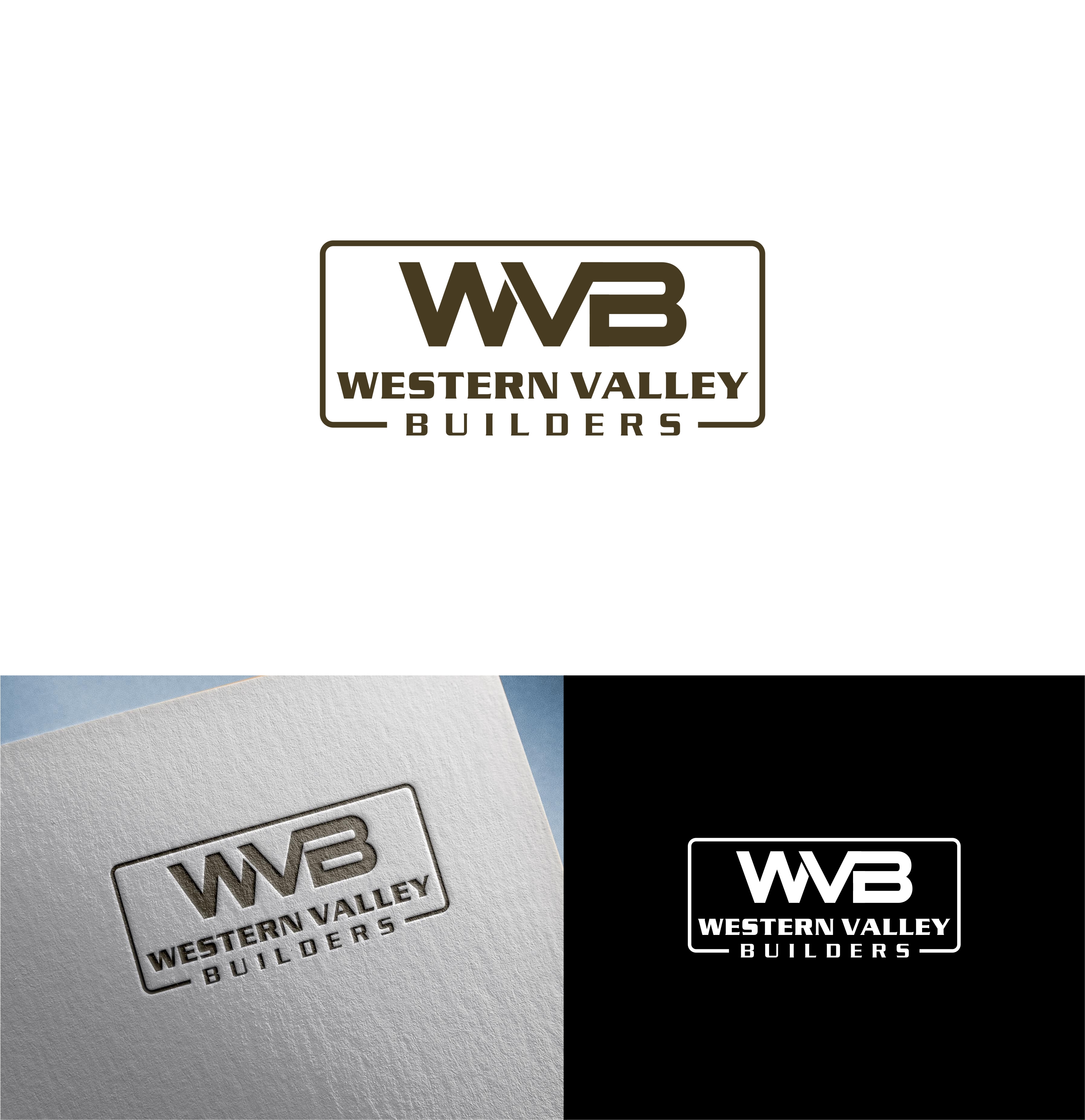 Logo Design by Joenet Jayawarna for Western Valley Builders LLC | Design #30040370
