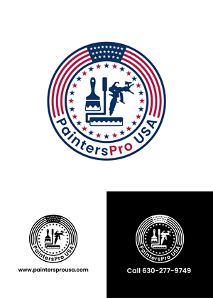 Logo Design by loveqis for Painters Pro USA | Design: #30132116