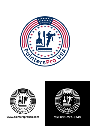 Logo Design by loveqis for Painters Pro USA | Design: #30132518
