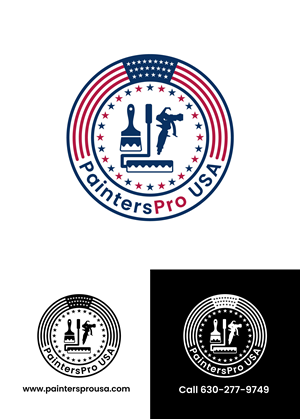 Logo Design by loveqis for Painters Pro USA | Design: #30138722