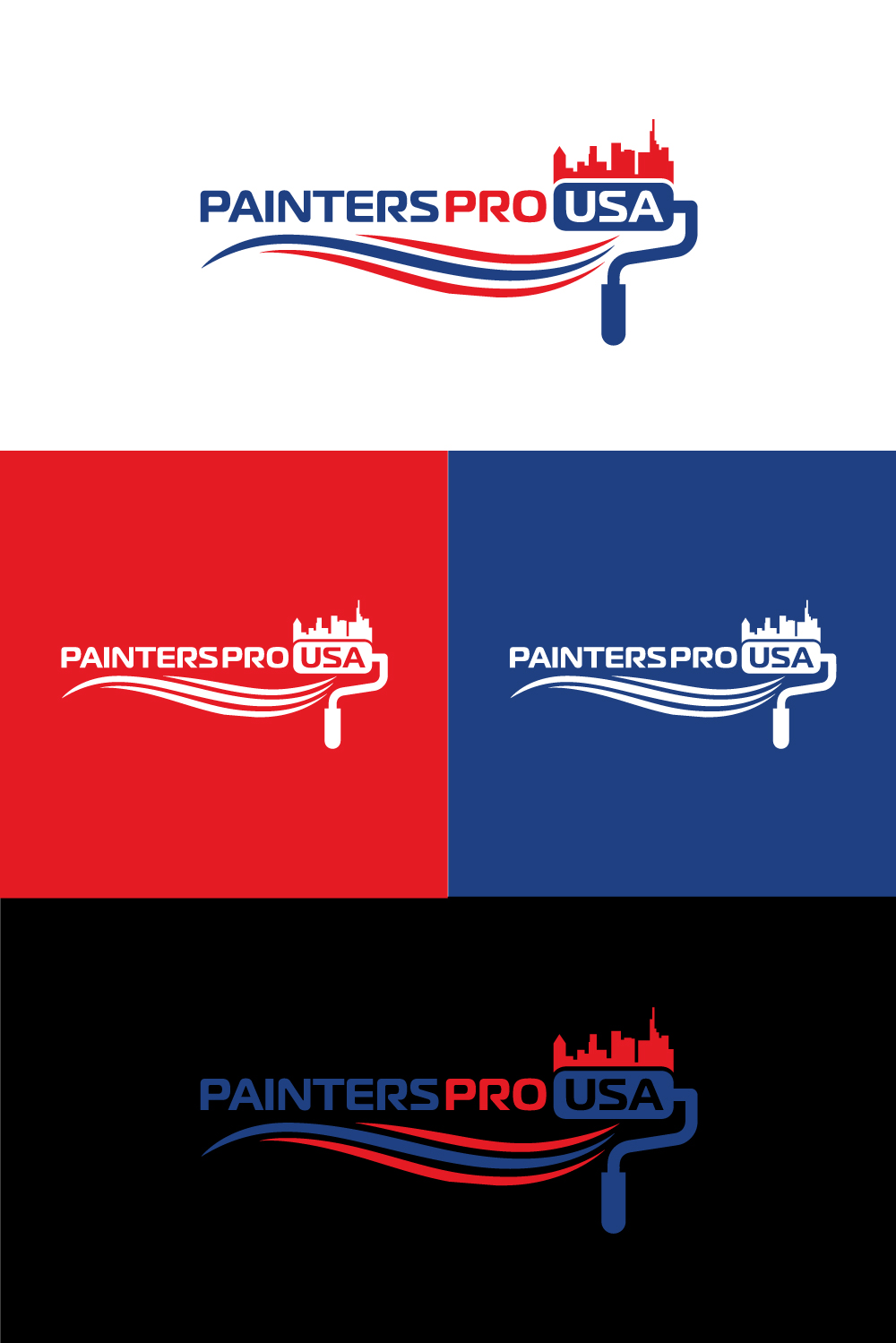 Logo-Design von Kavi negi für Painters Pro USA | Design #30034063