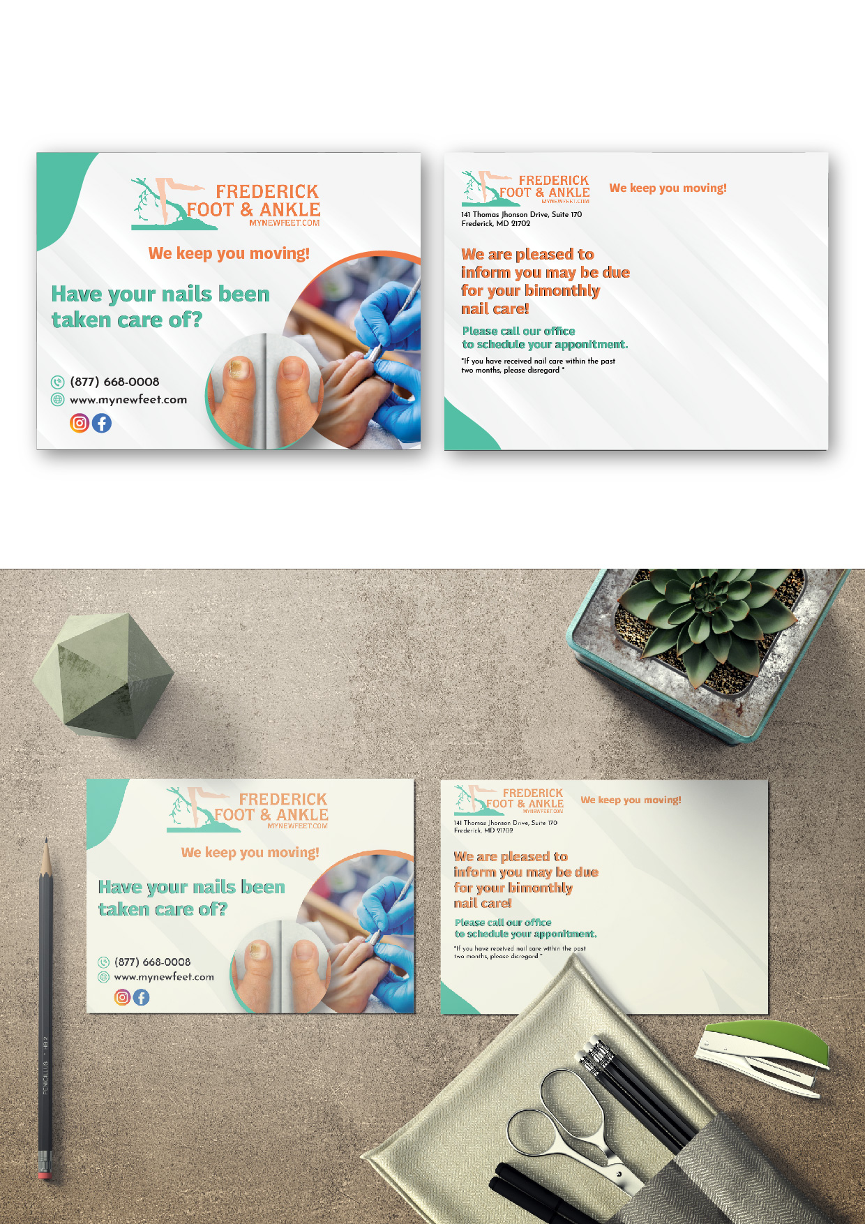 Diseño de Papelería por r.benlak para Frederick Foot & Ankle | Diseño: #30034209