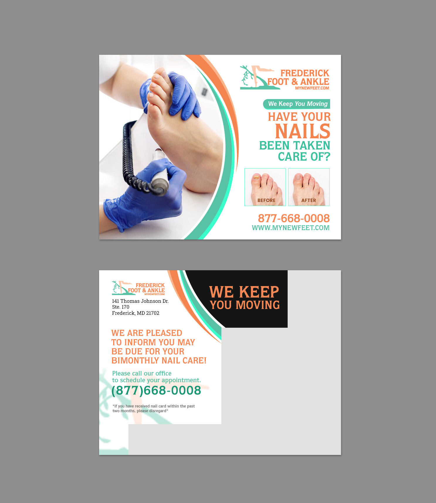 Stationery Design by Sun Moon Graphic Designer for Frederick Foot & Ankle | Design #30067188