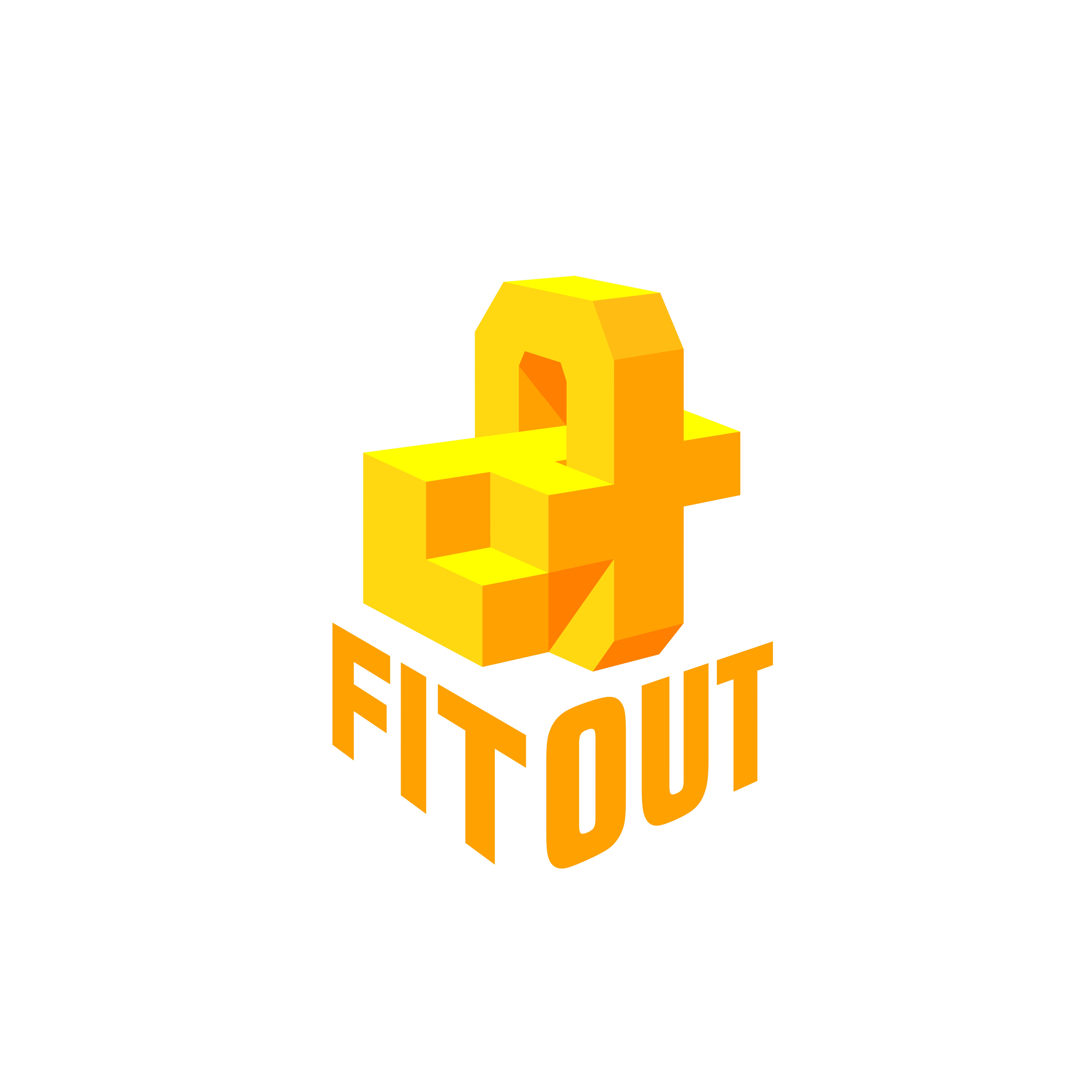 Logo-Design von Heksa sigita für Fit Out | Design #30067646