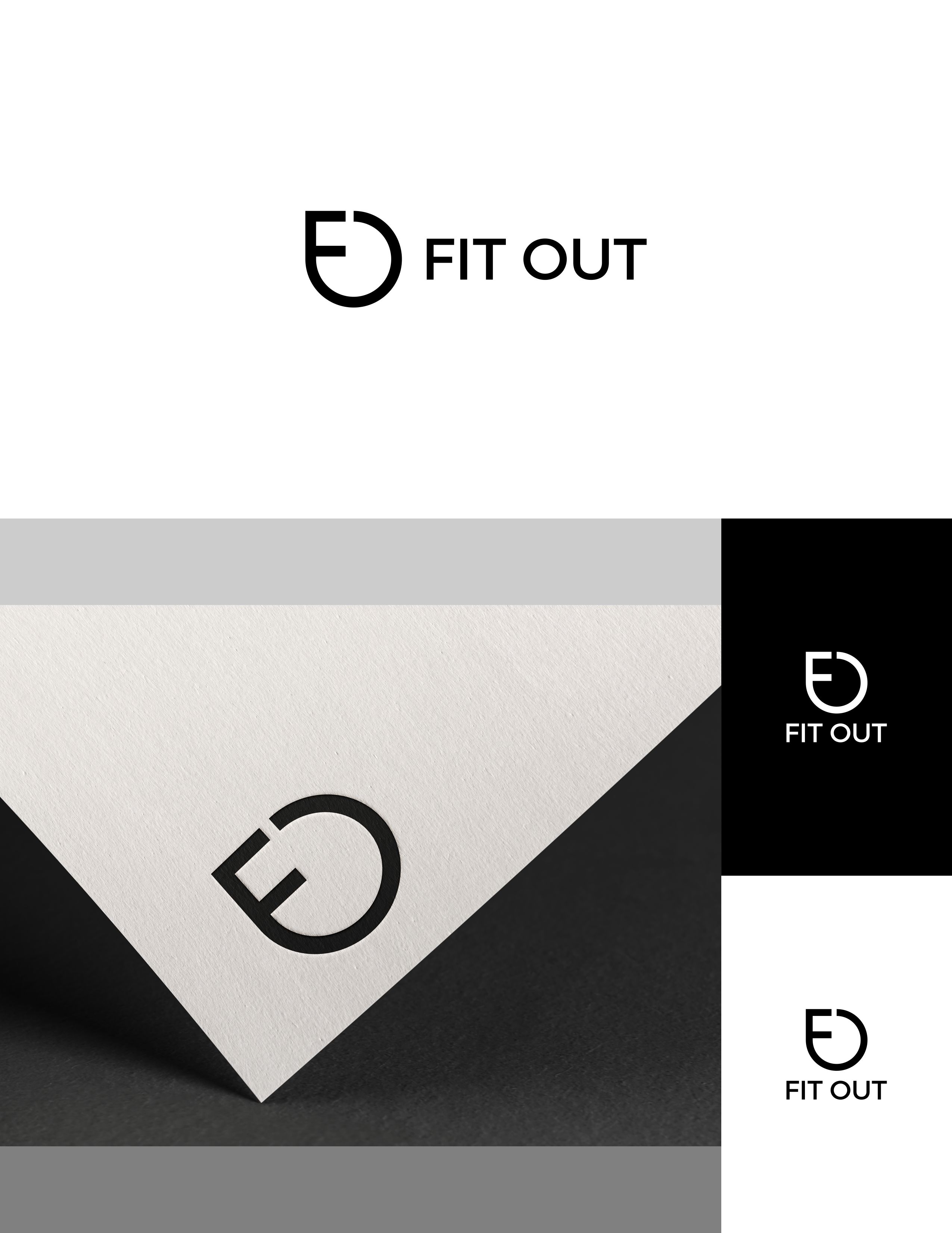 Logo Design by Tiono for Fit Out | Design #30031307
