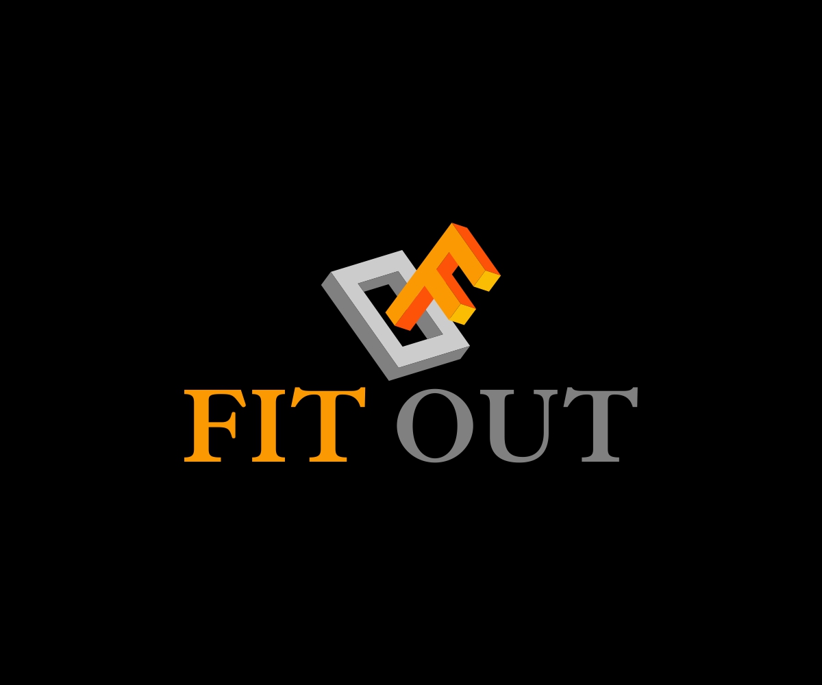 Logo-Design von Nono KonsepVector für Fit Out | Design #30070637