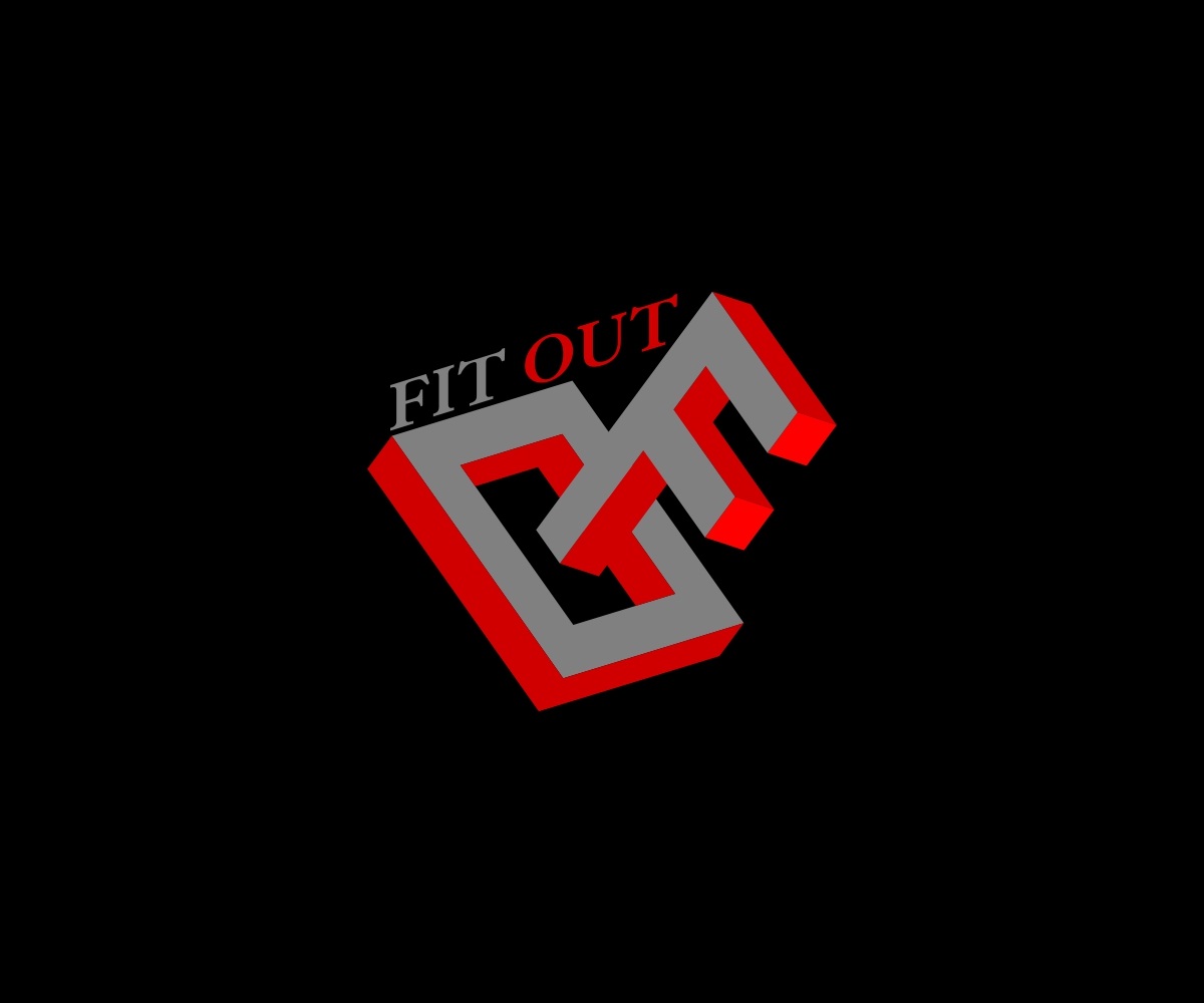 Logo-Design von Nono KonsepVector für Fit Out | Design #30070645