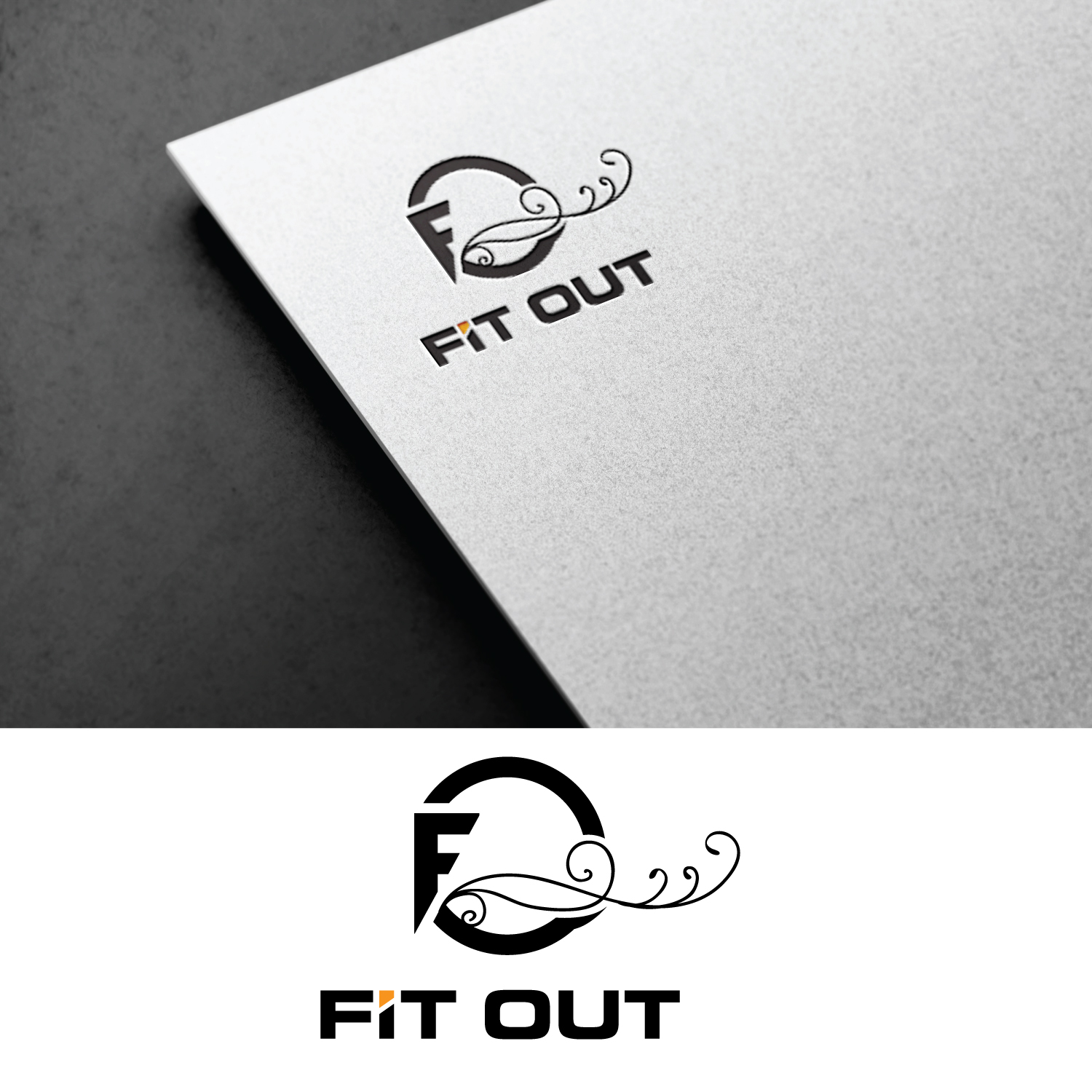 Logo Design by GODDREAMCREATION for Fit Out | Design #30056323