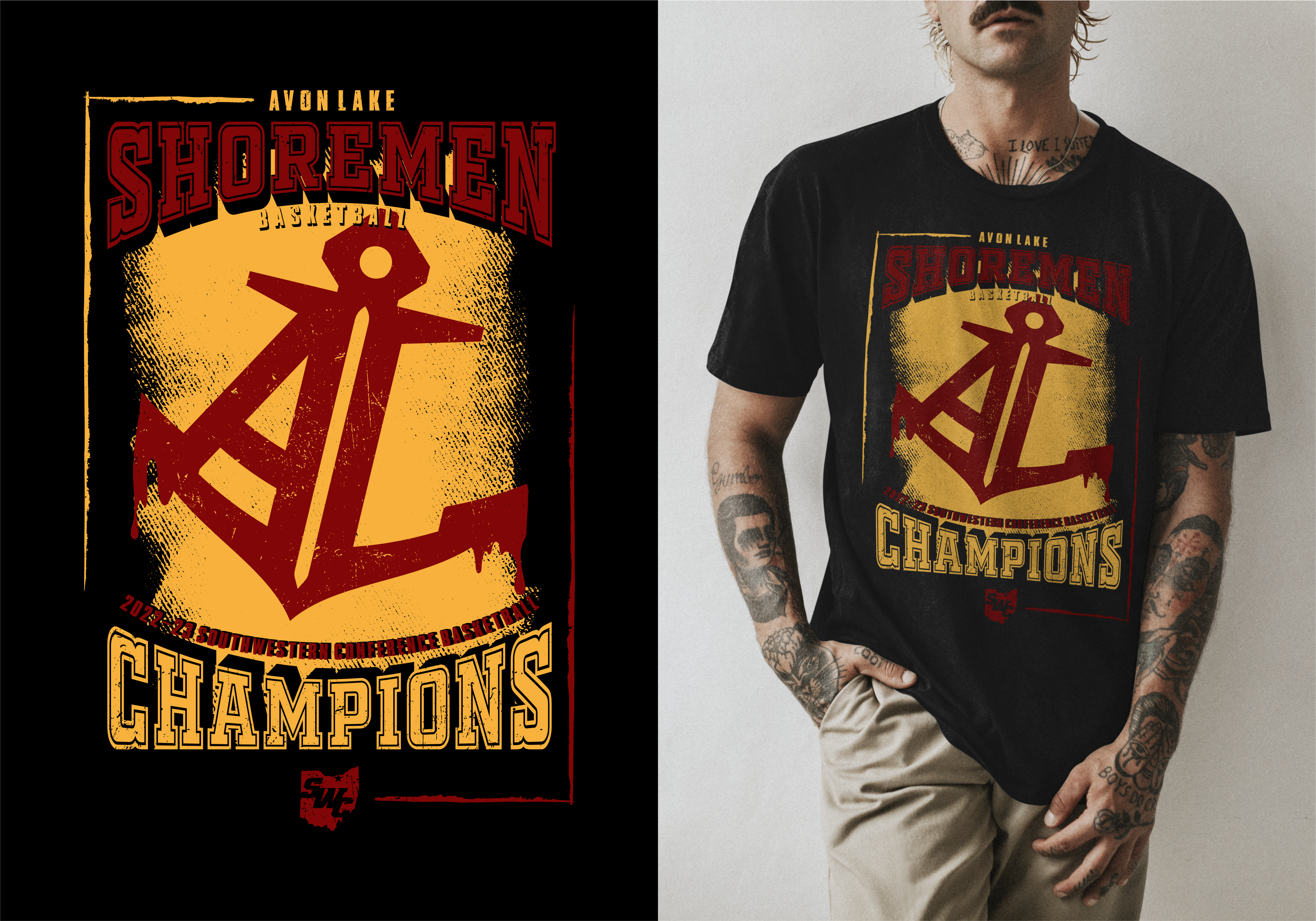 T-shirt Design by DoppelGanger Studio for this project | Design #30039757