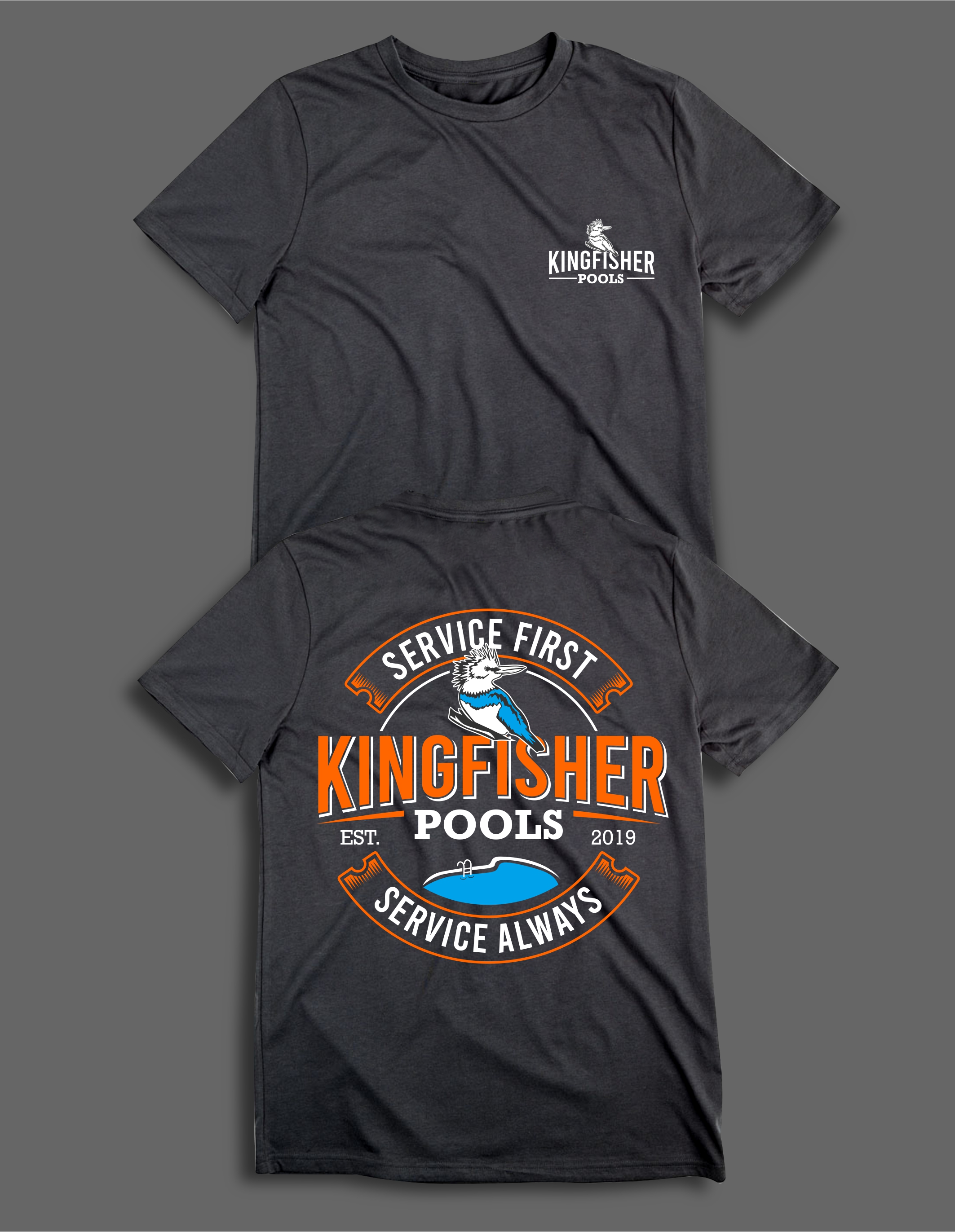 T-shirt Design by guruntool for Kingfisher Pools | Design #30037749